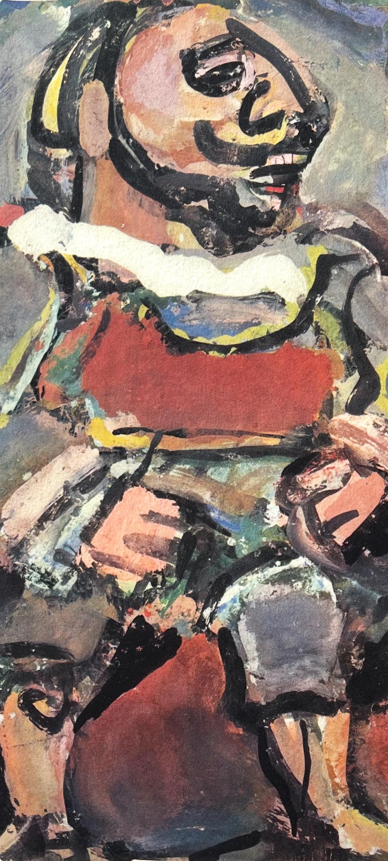 (tariff free*) Mange tout, Divertissement, Éditions de la Revue Verve - Print by Georges Rouault