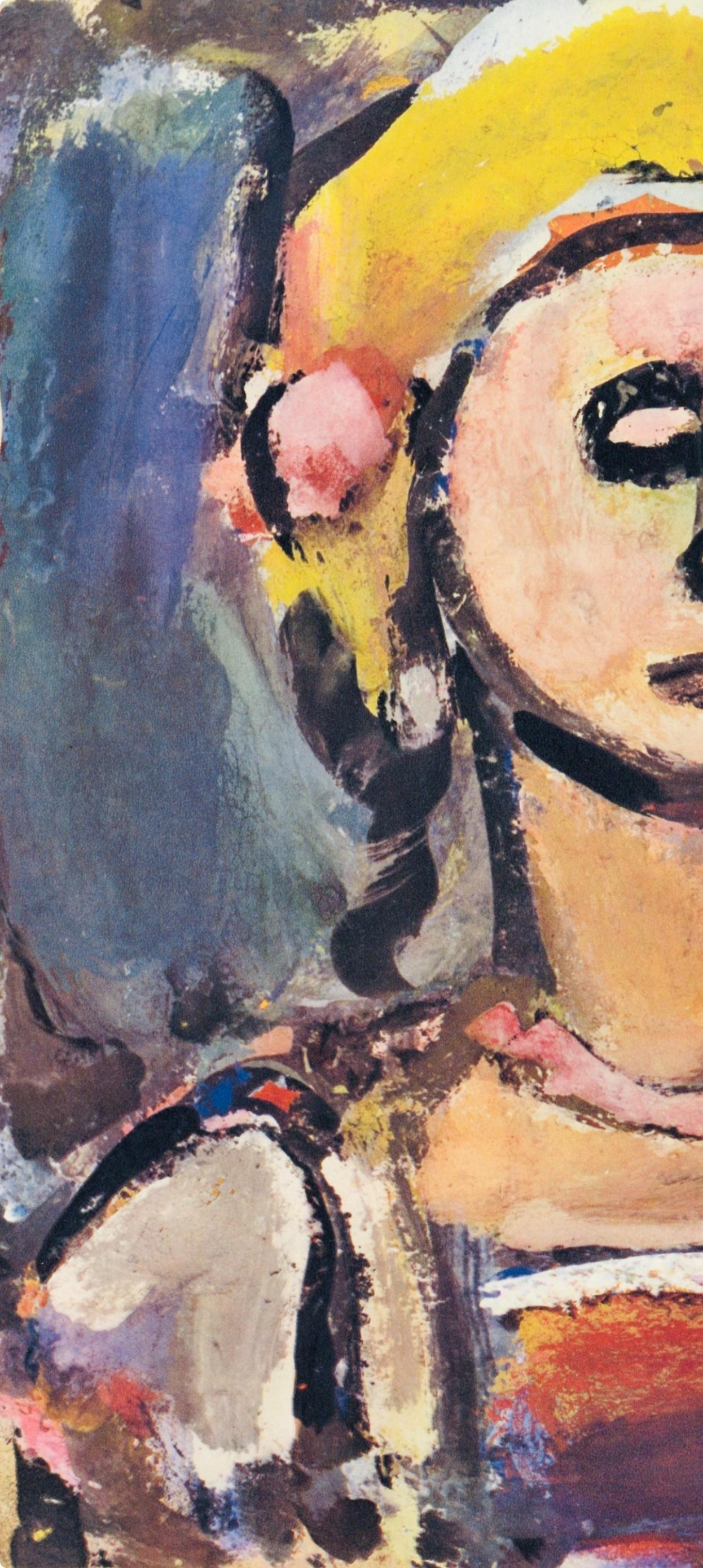 Margot, Divertissement, Éditions de la Revue Verve - Moderne Print par Georges Rouault