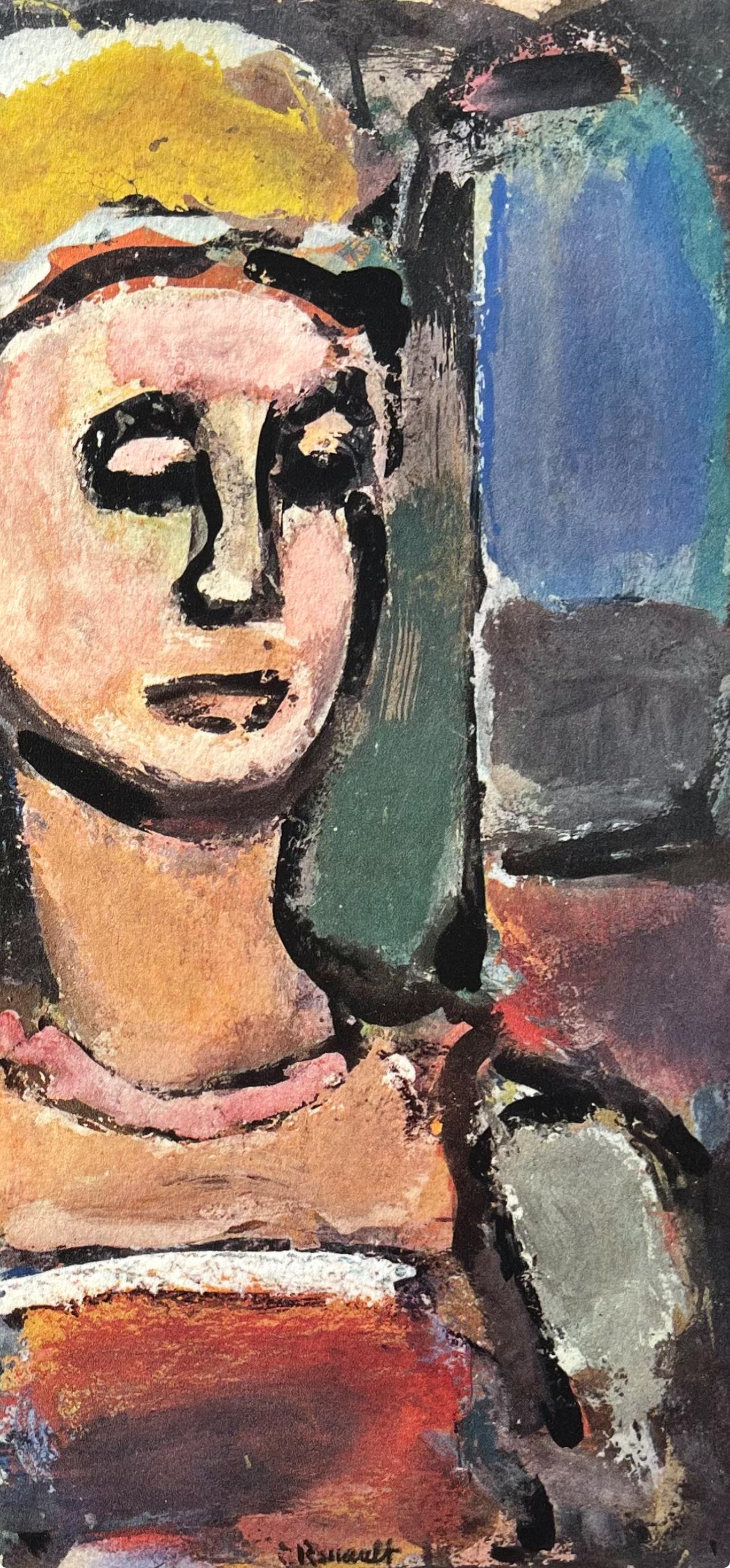 (tariff free*) Margot, Divertissement, Éditions de la Revue Verve - Modern Print by Georges Rouault
