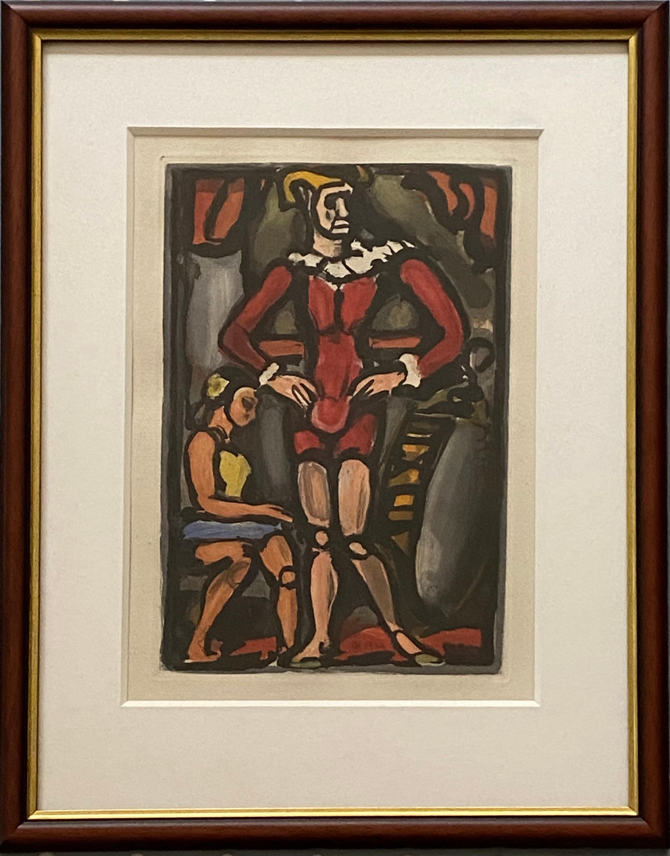 Georges Rouault Figurative Print - "Master Arthur" from the suite "Cirque de l'Etoile Filante" 