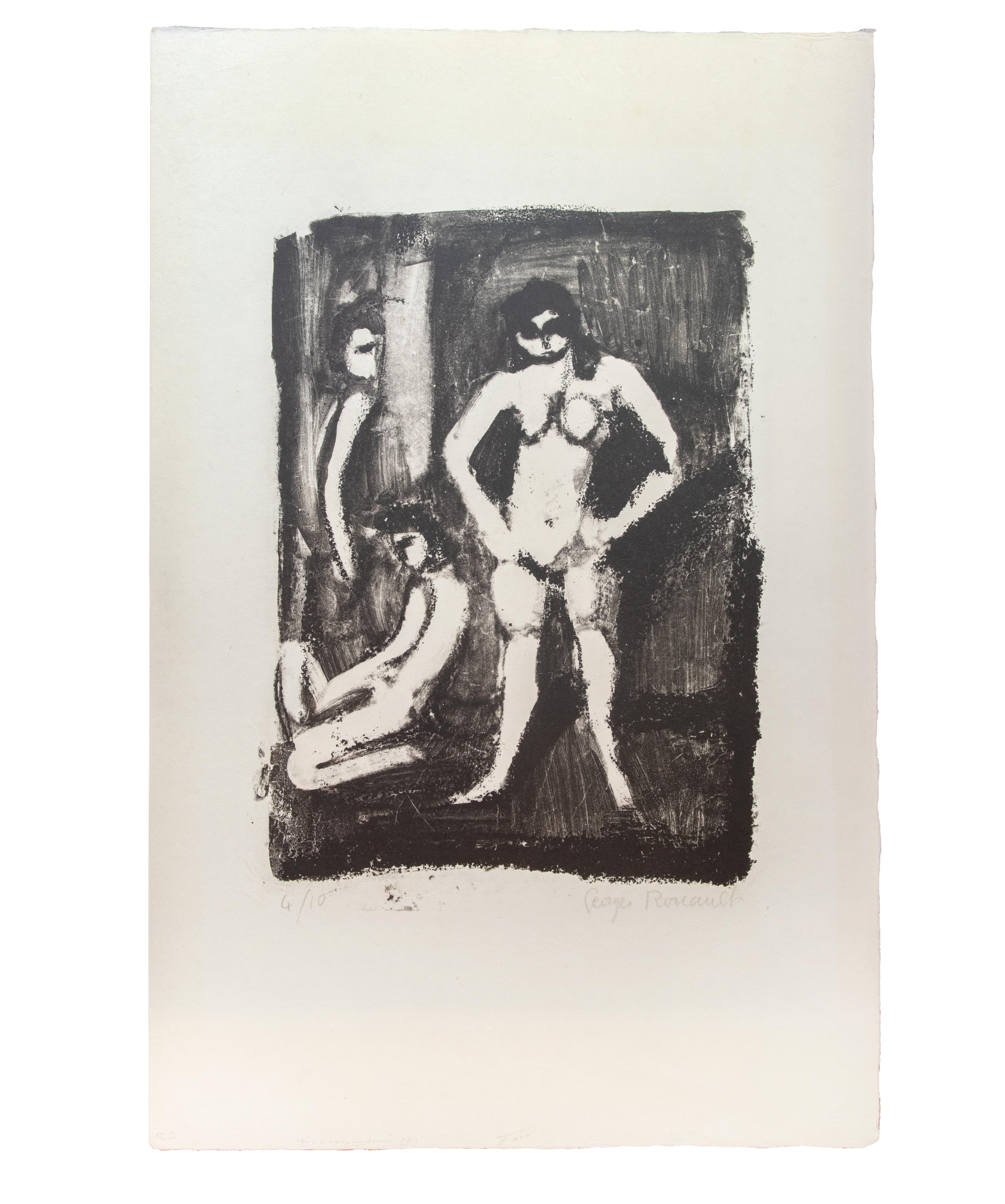Eve Déchue - Lithograph by Georges Rouault - 1940s For Sale 2