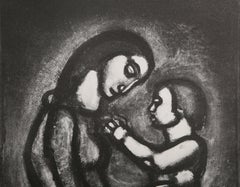 Mutter und Kind, Moderne Lichtdrucktechnik nach Georges Rouault (after)