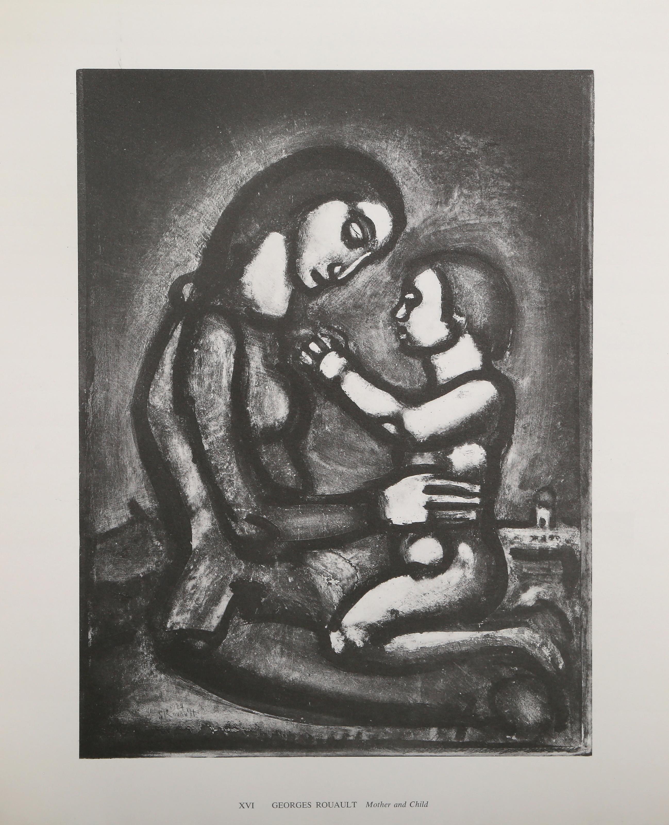 Mother & Child, collotipia moderna di Georges Rouault (after) Georges Rouault in vendita 3