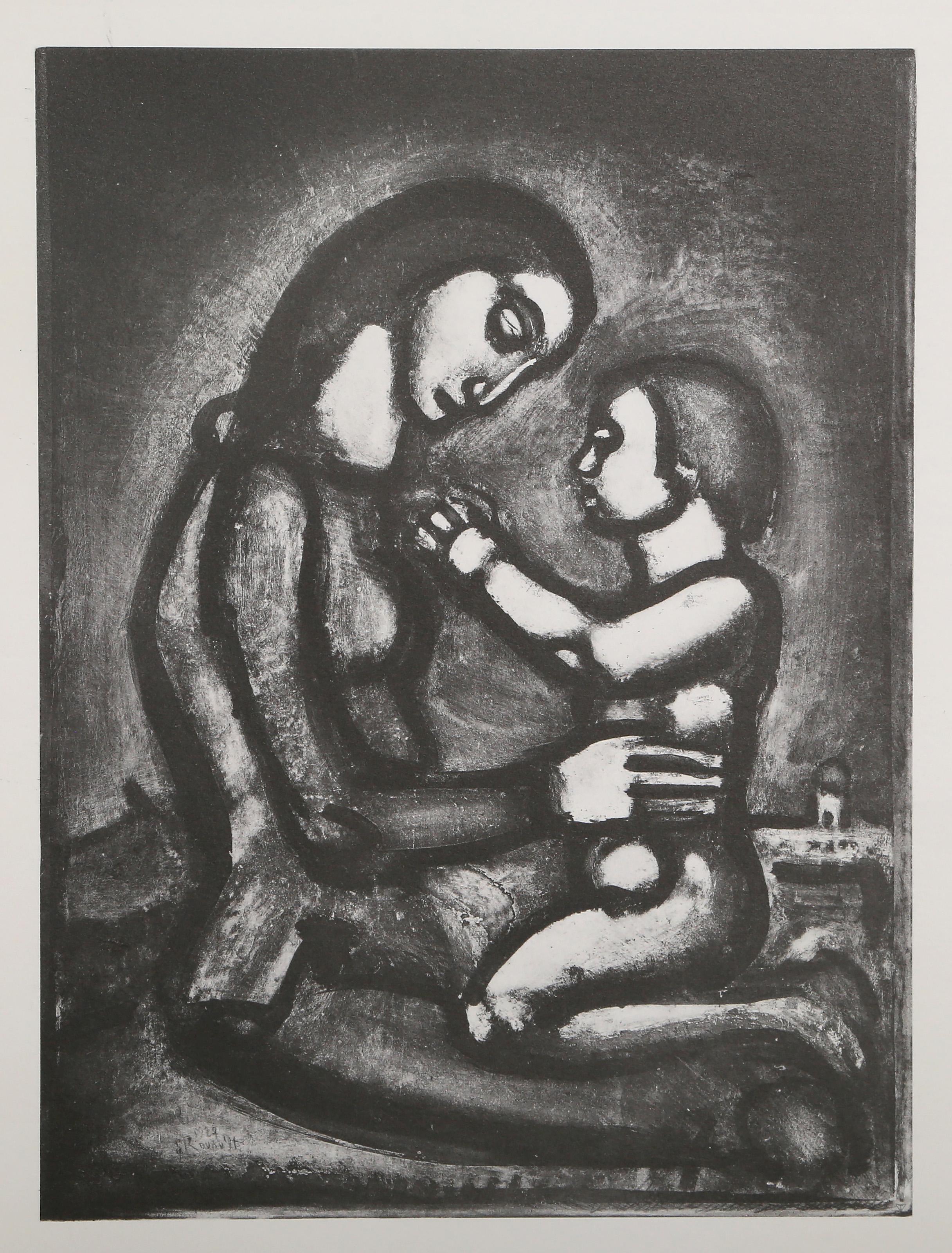 Mother and Child, Modern Collotype after Georges Rouault