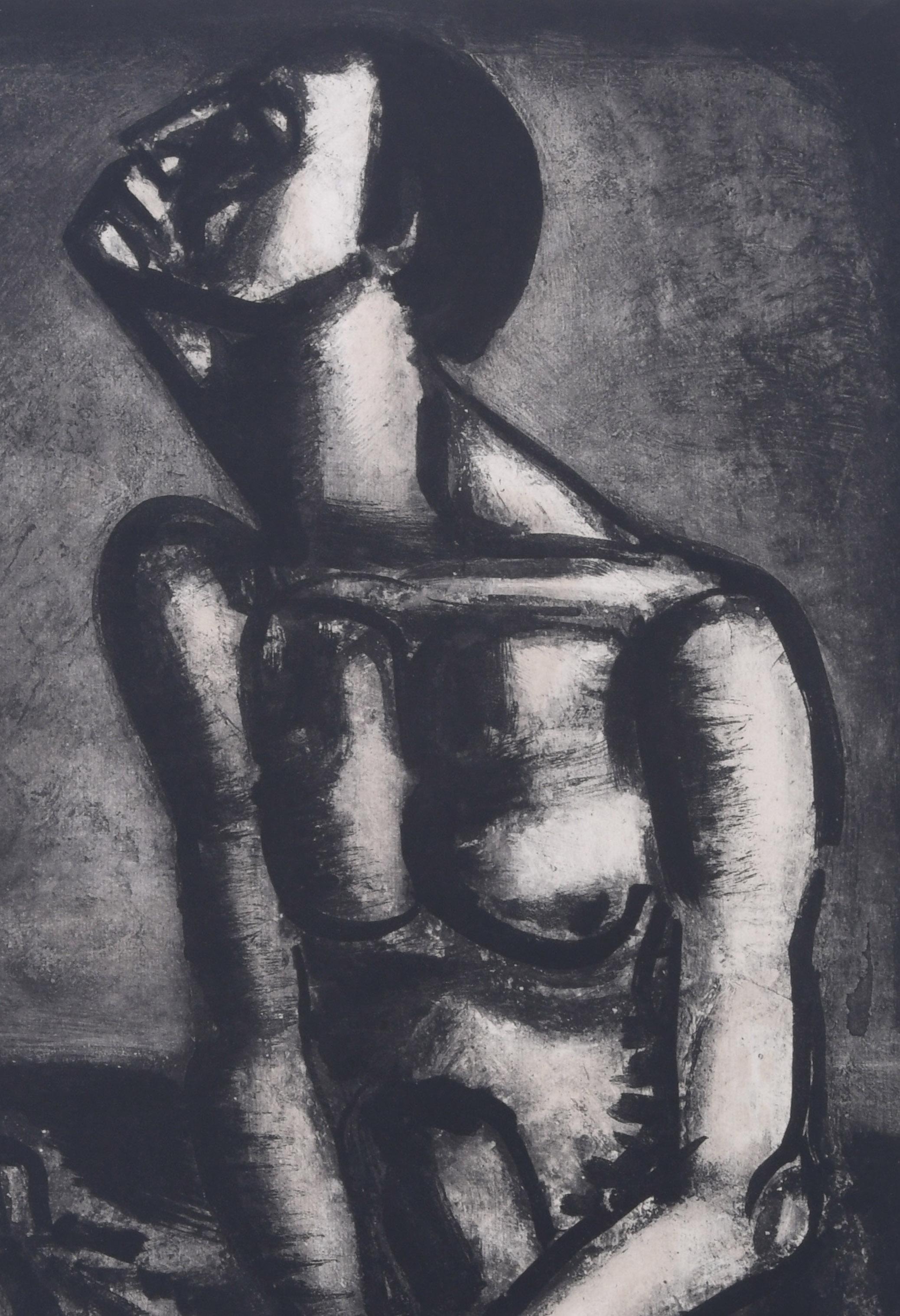 Ne sommes-nous pas forçats?  (Are we not Slaves?) - French School Print by Georges Rouault