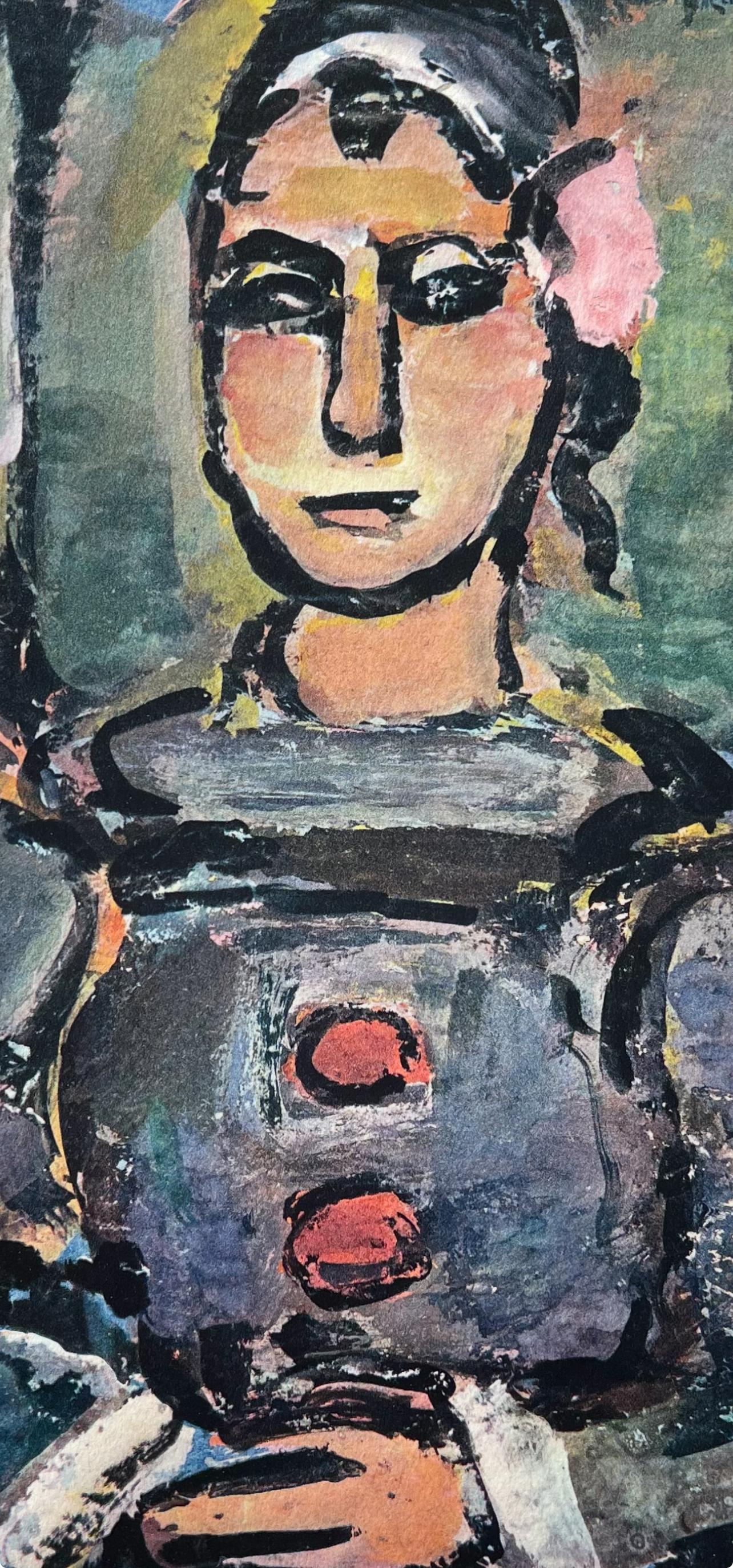 Georges Rouault, Black Pierrot, from Divertissement, 1943 For Sale 1