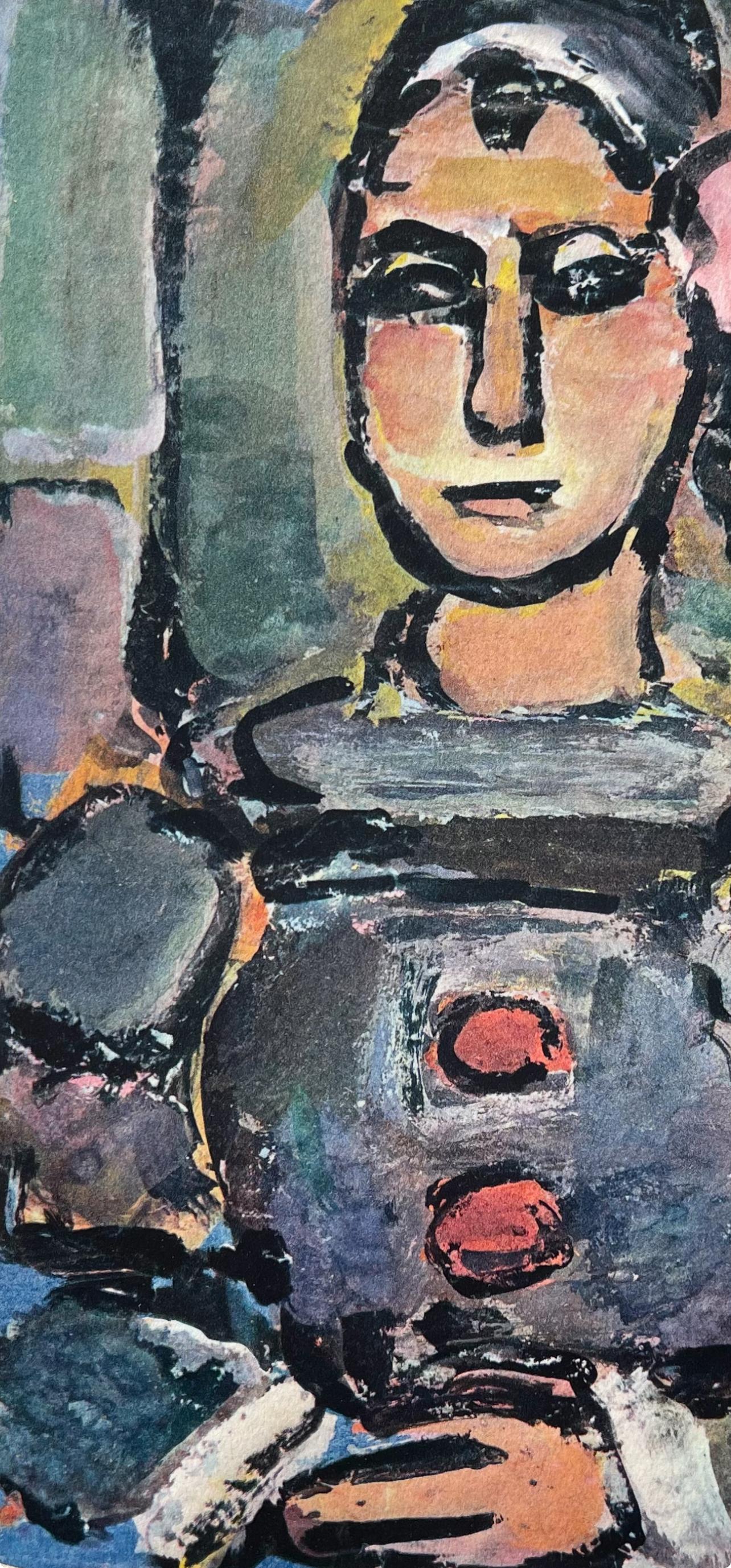 Georges Rouault, Black Pierrot, from Divertissement, 1943 For Sale 2