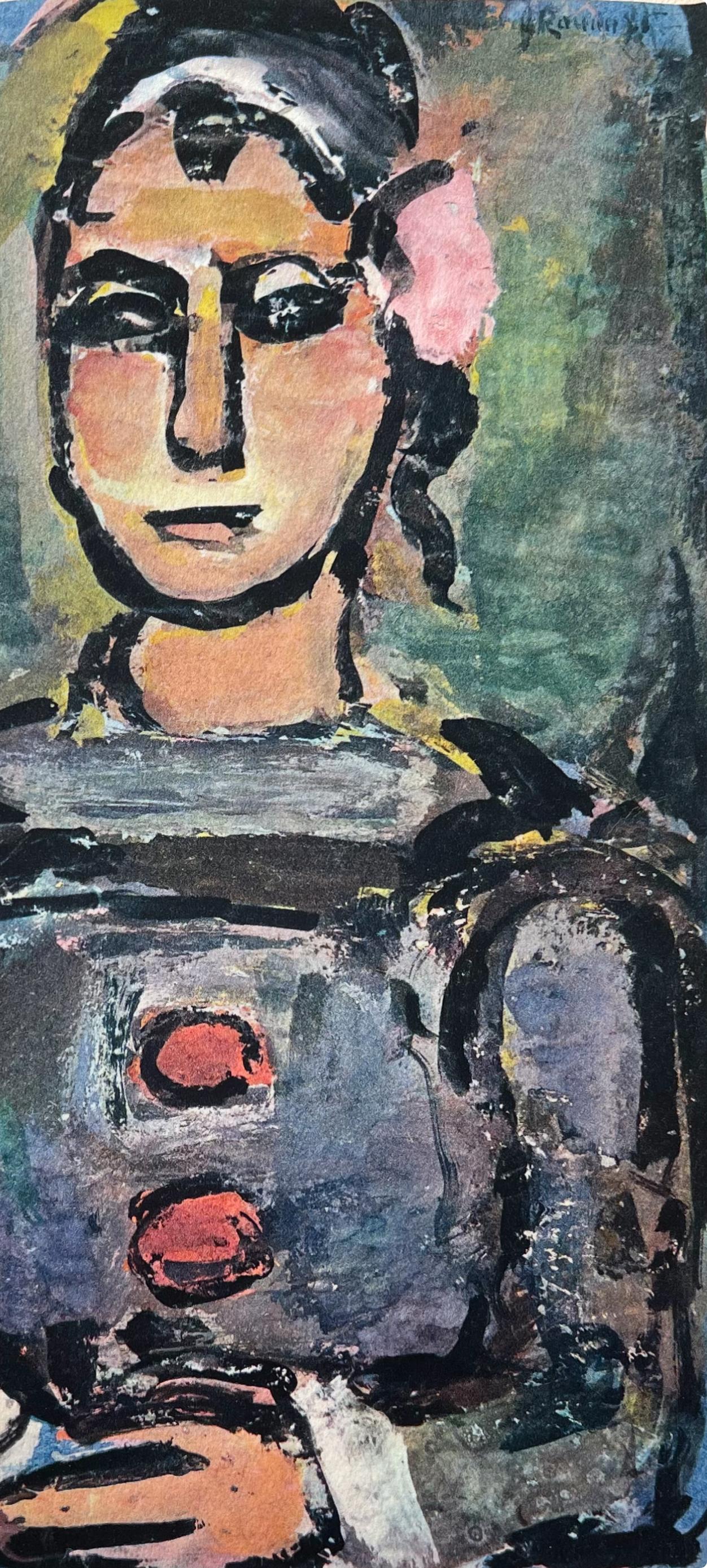 Georges Rouault, Black Pierrot, from Divertissement, 1943 For Sale 3