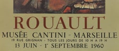 Musée Cantini Marseille Poster, Lithograph, Signed, 1960, Unframed
