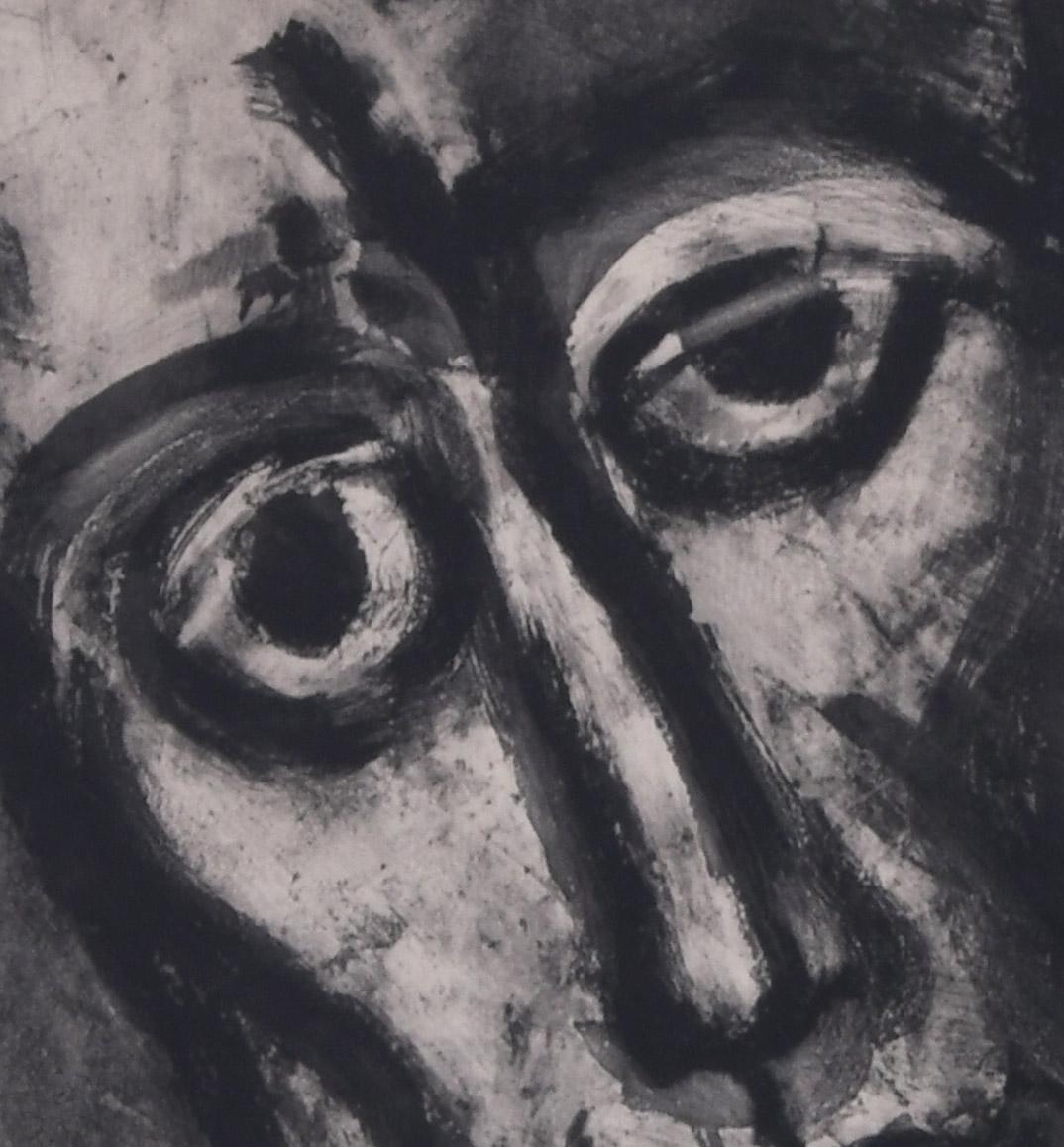 Qui ne se grime pas ?  (Qu'est-ce qui ne porte pas un masque ? - Print de Georges Rouault
