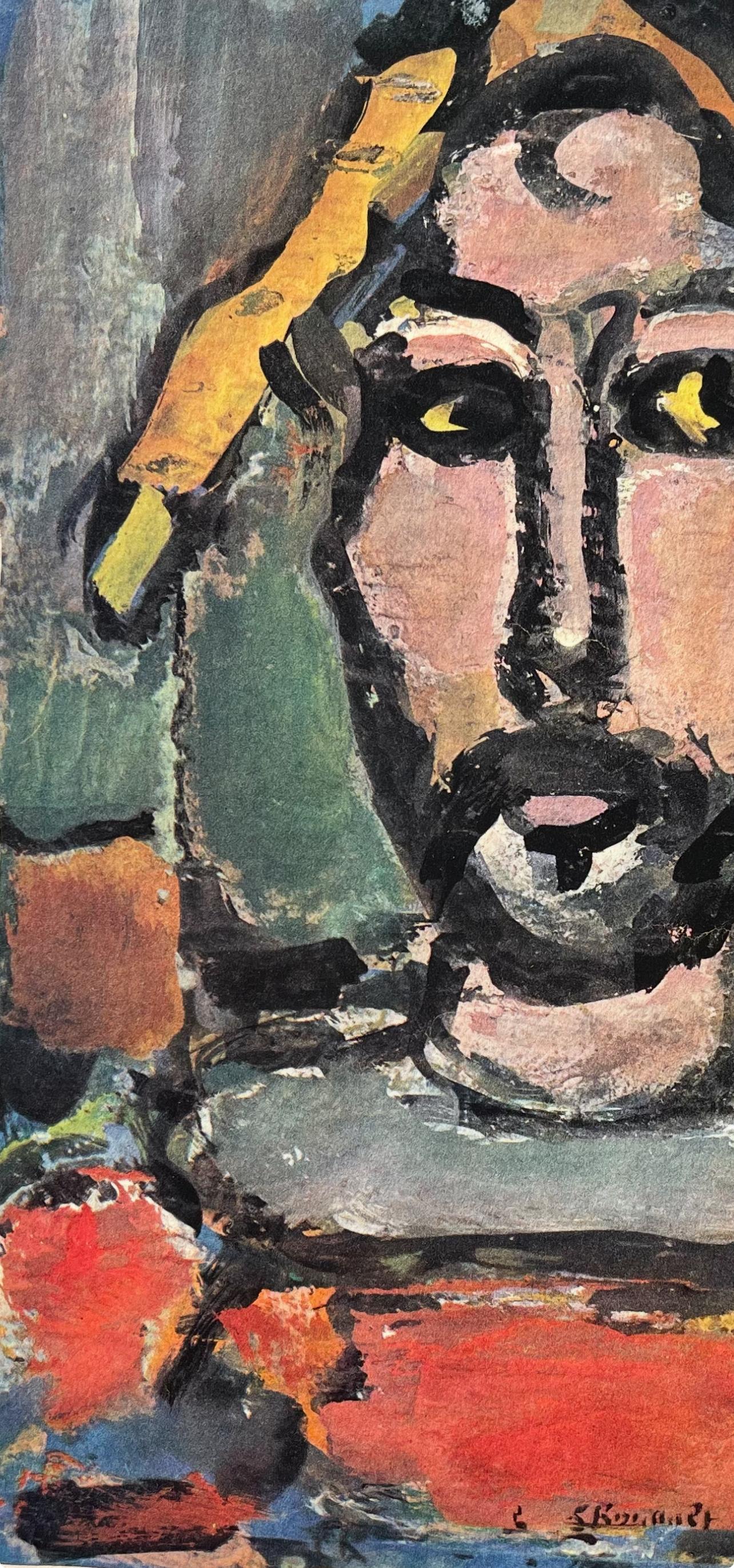 (tariff free*) Quiquengrogne, Divertissement, Éditions de la Revue Verve - Modern Print by Georges Rouault