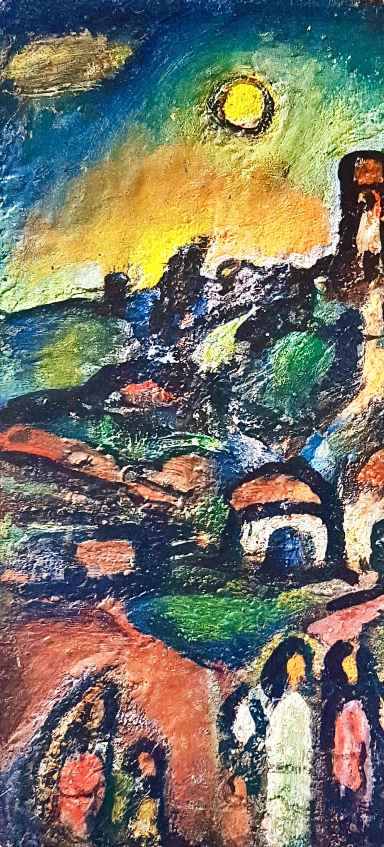 Rouault, Automne, Stella Vespertina (d'après) - Noir Figurative Print par Georges Rouault