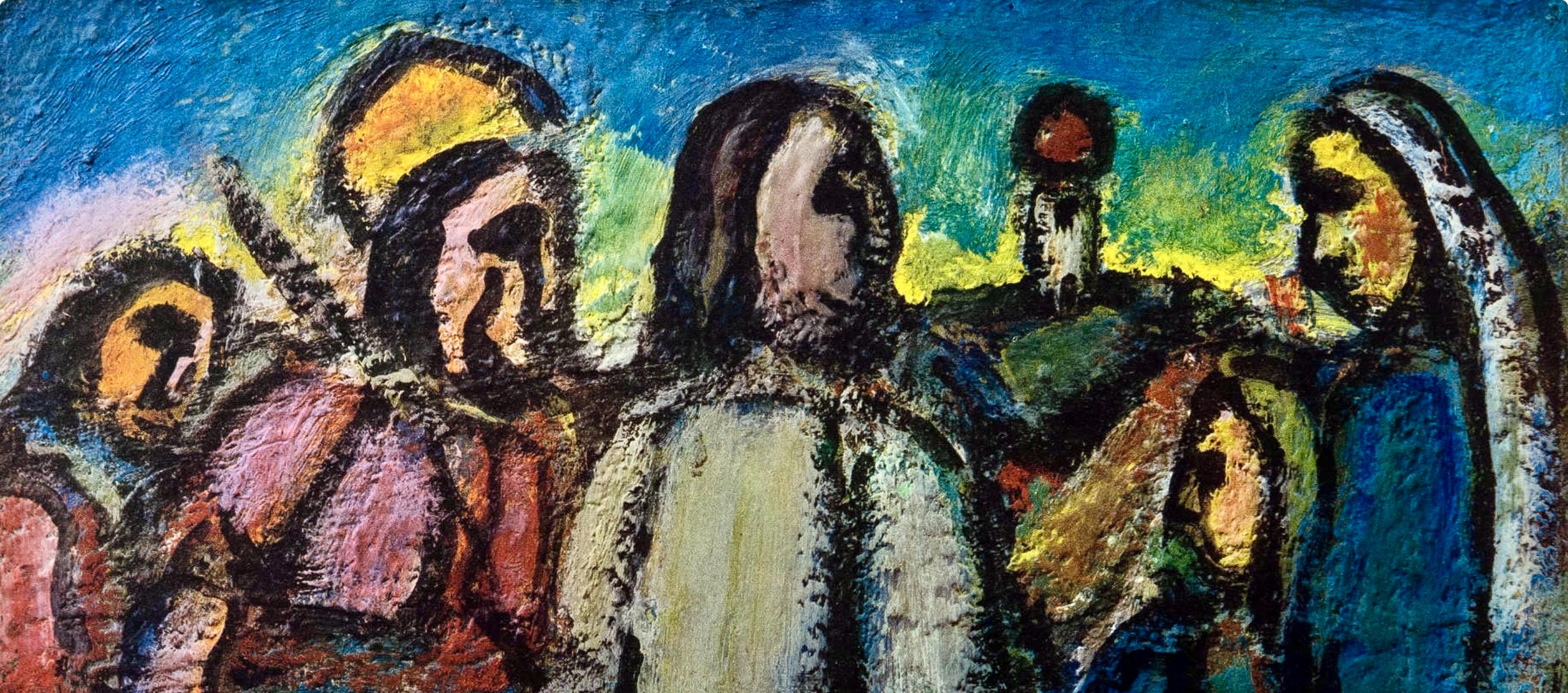 Rouault, Christ et disciples, Stella Vespertina (d'après) - Print de Georges Rouault
