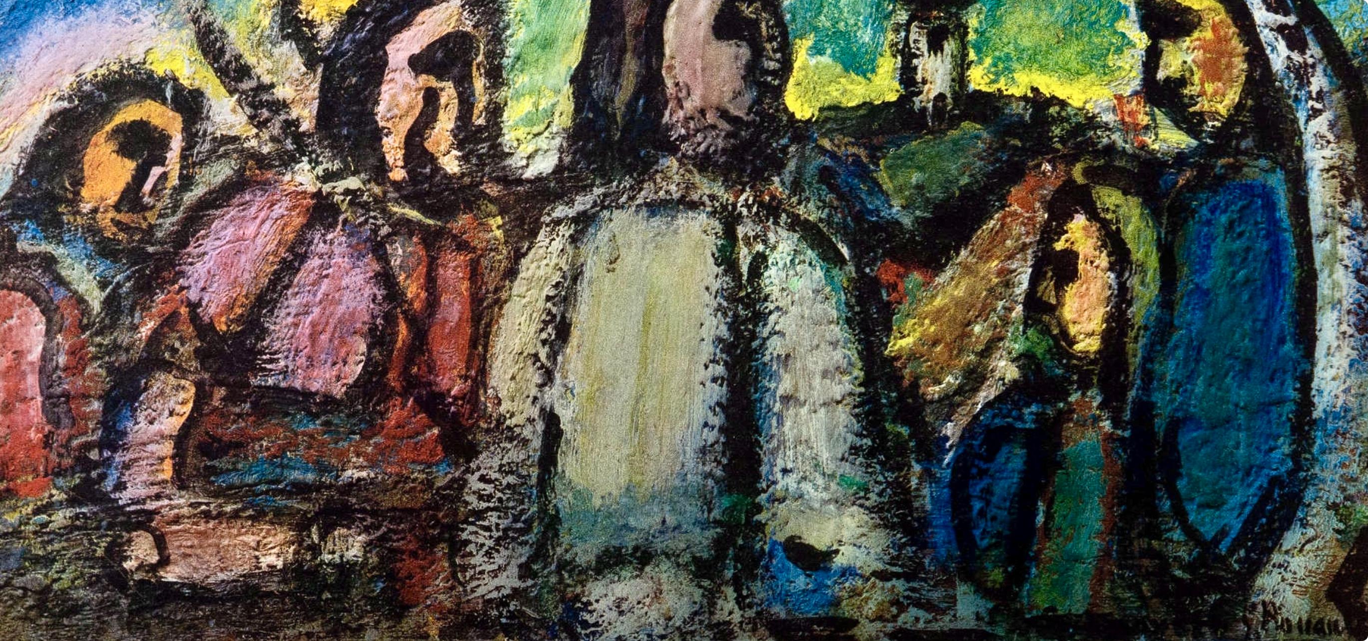 Rouault, Christ et disciples, Stella Vespertina (d'après) - Moderne Print par Georges Rouault