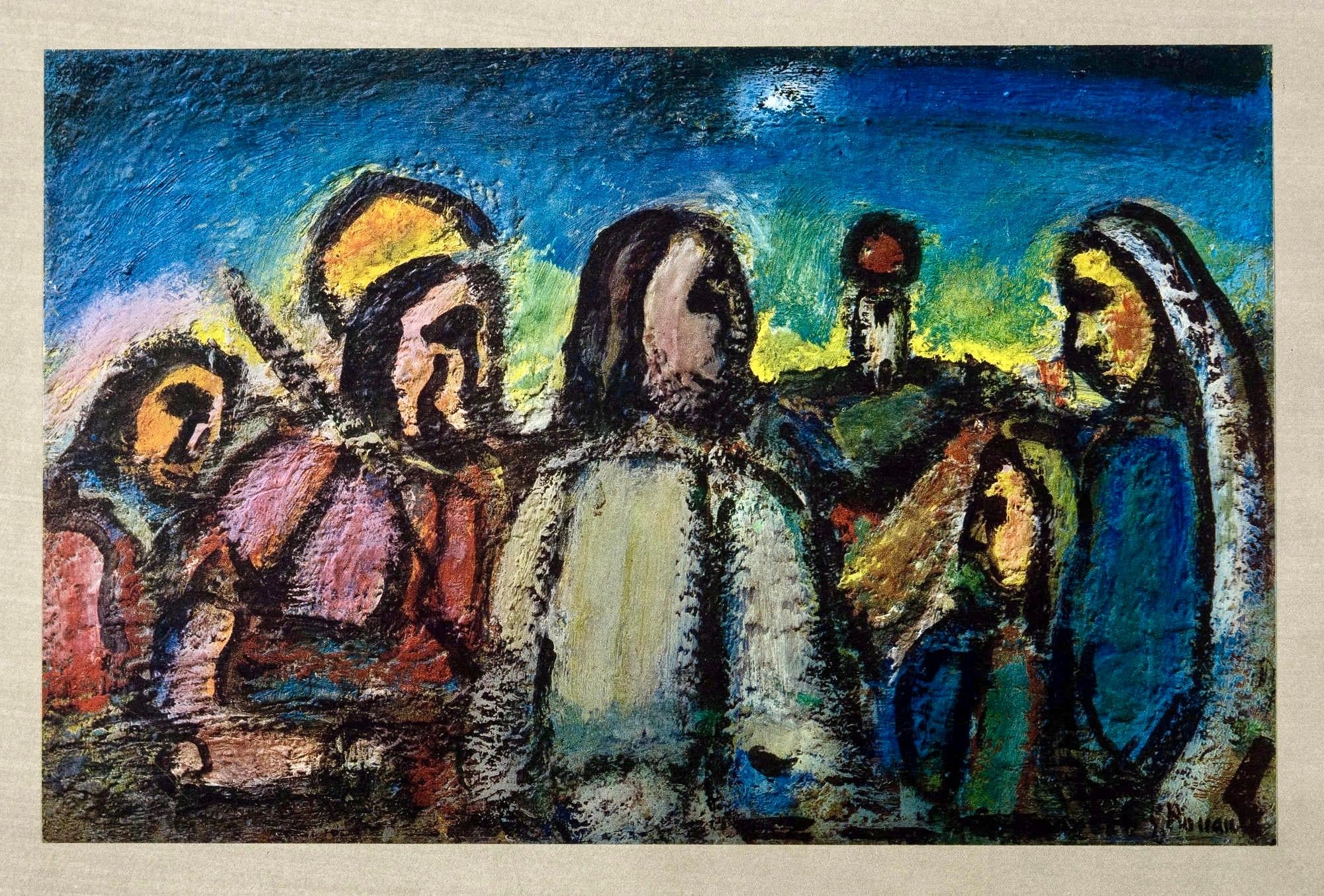 Héliogravure sur papier vélin pur fil du Marais, montée en archives sur une feuille de support plus grande en vélin pur fil du Marais, telle qu'émise Format du papier : 7.5 x 12 pouces, image ; 19.25 x 15.25 pouces, ensemble. Inscription : Signé