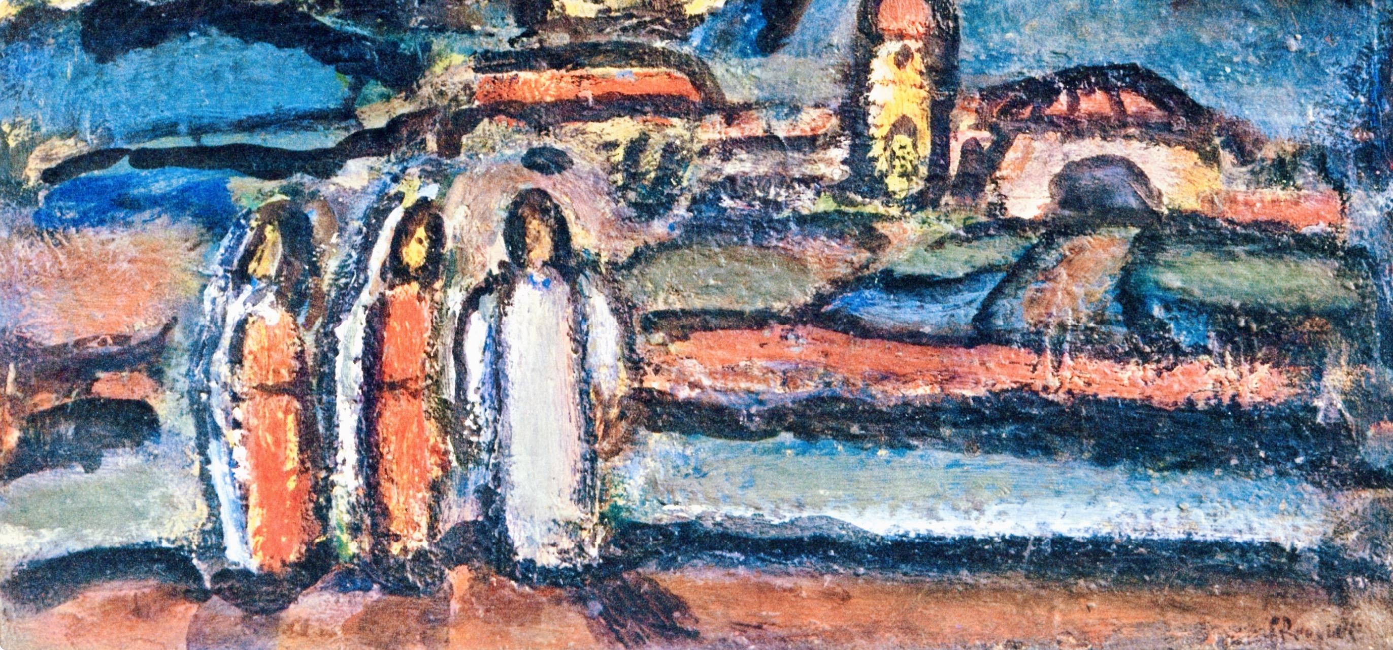 Rouault, Clair de lune, Stella Vespertina (d'après) - Gris Landscape Print par Georges Rouault
