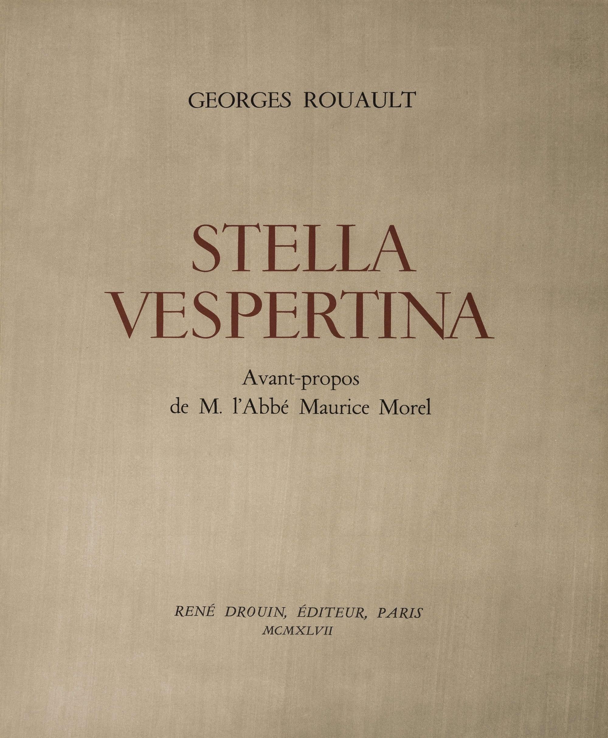 Rouault, Composition, Georges Rouault, Stella Vespertina (d'après) en vente 5