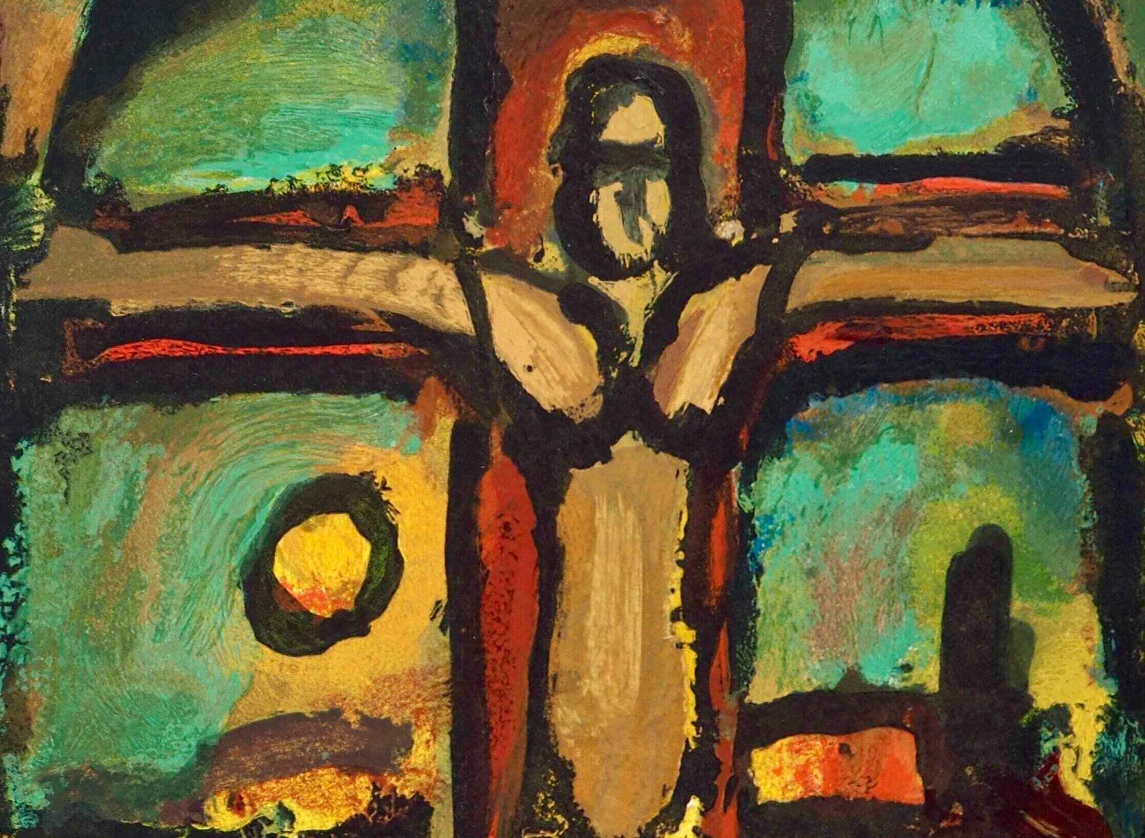 Rouault, Composition, Les Peintres mes amis (après) - Moderne Print par Georges Rouault
