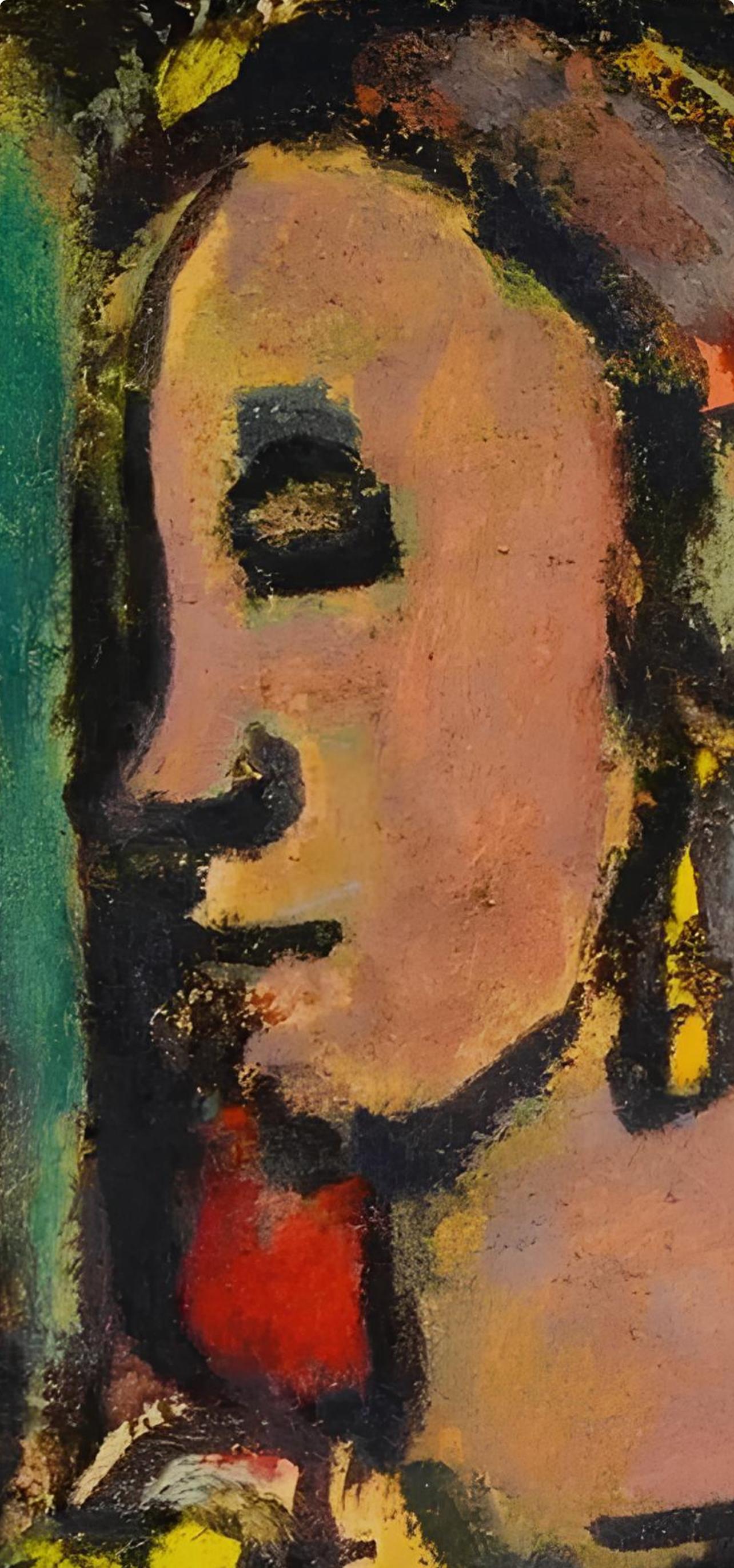 Rouault, Composition, Visages (après) - Print de Georges Rouault