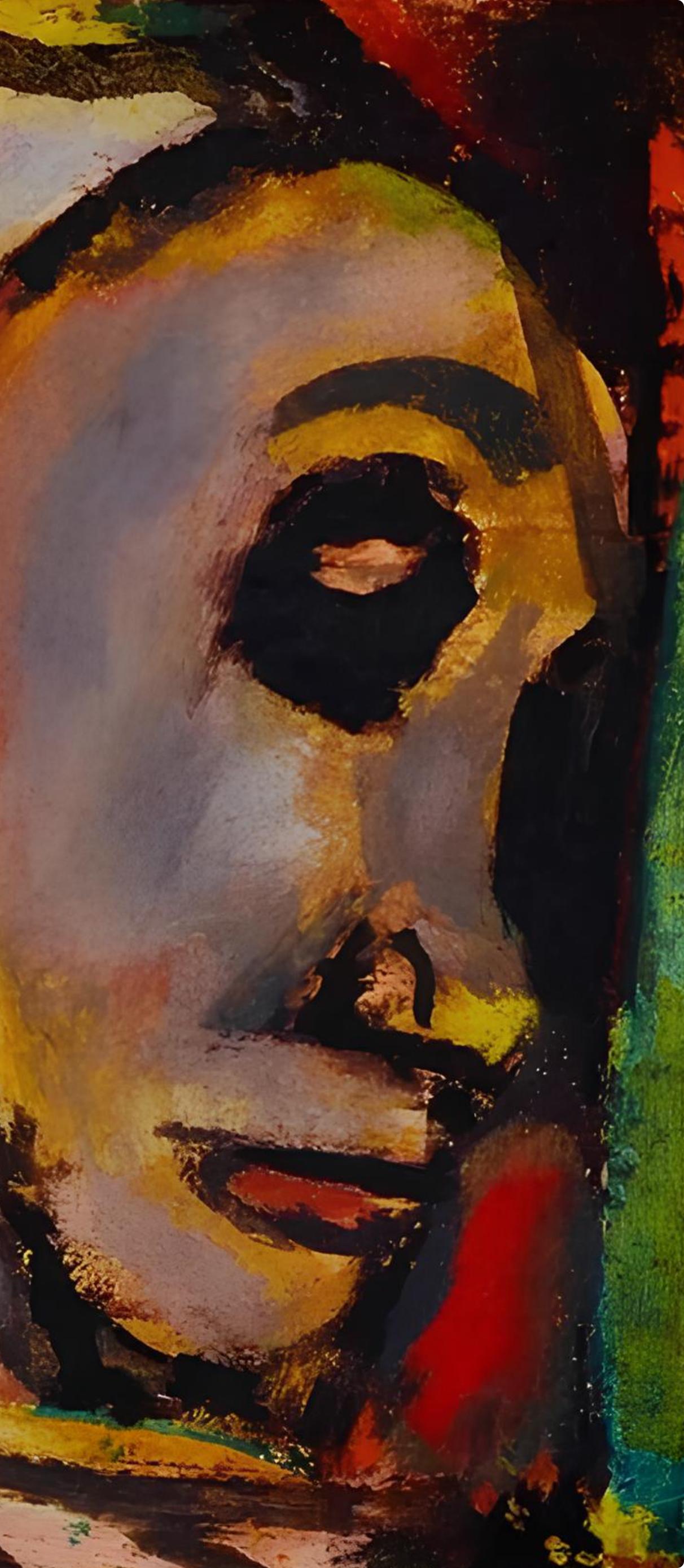 Rouault, Composition, Visages (après) - Print de Georges Rouault