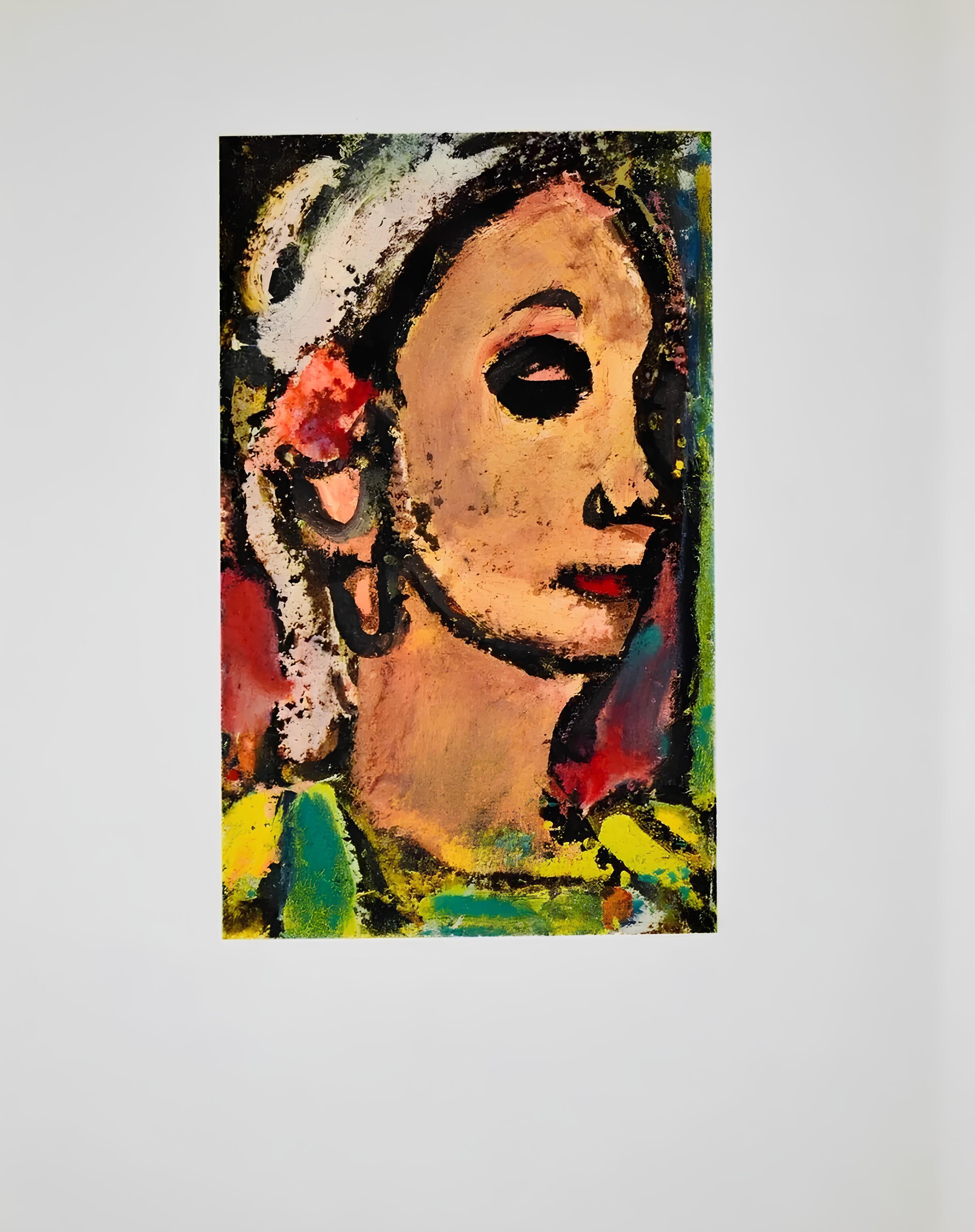 Rouault, Composition, Visages (after) For Sale 1