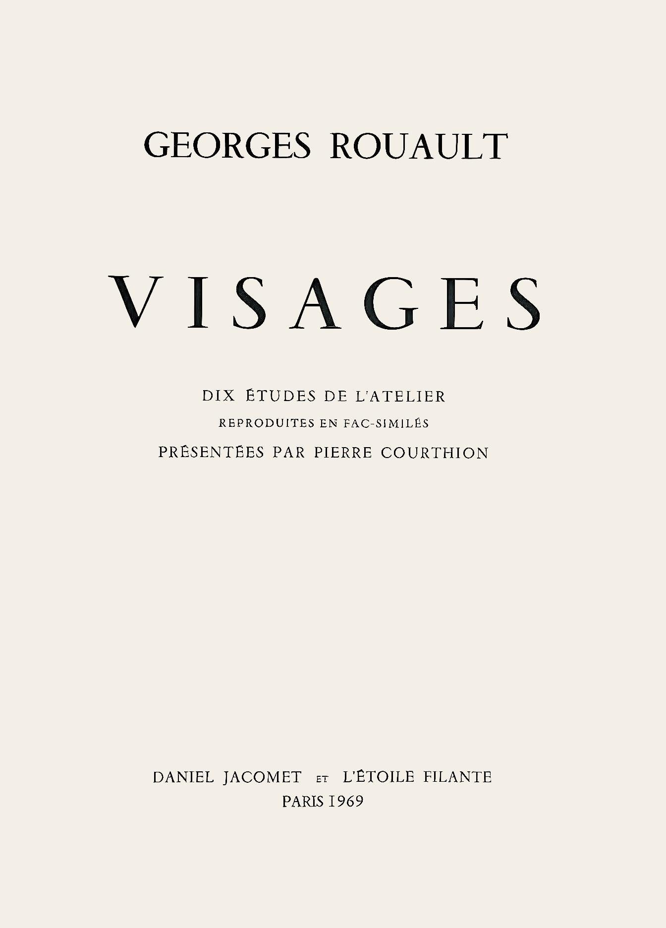 Rouault, Composition, Visages (après) en vente 1