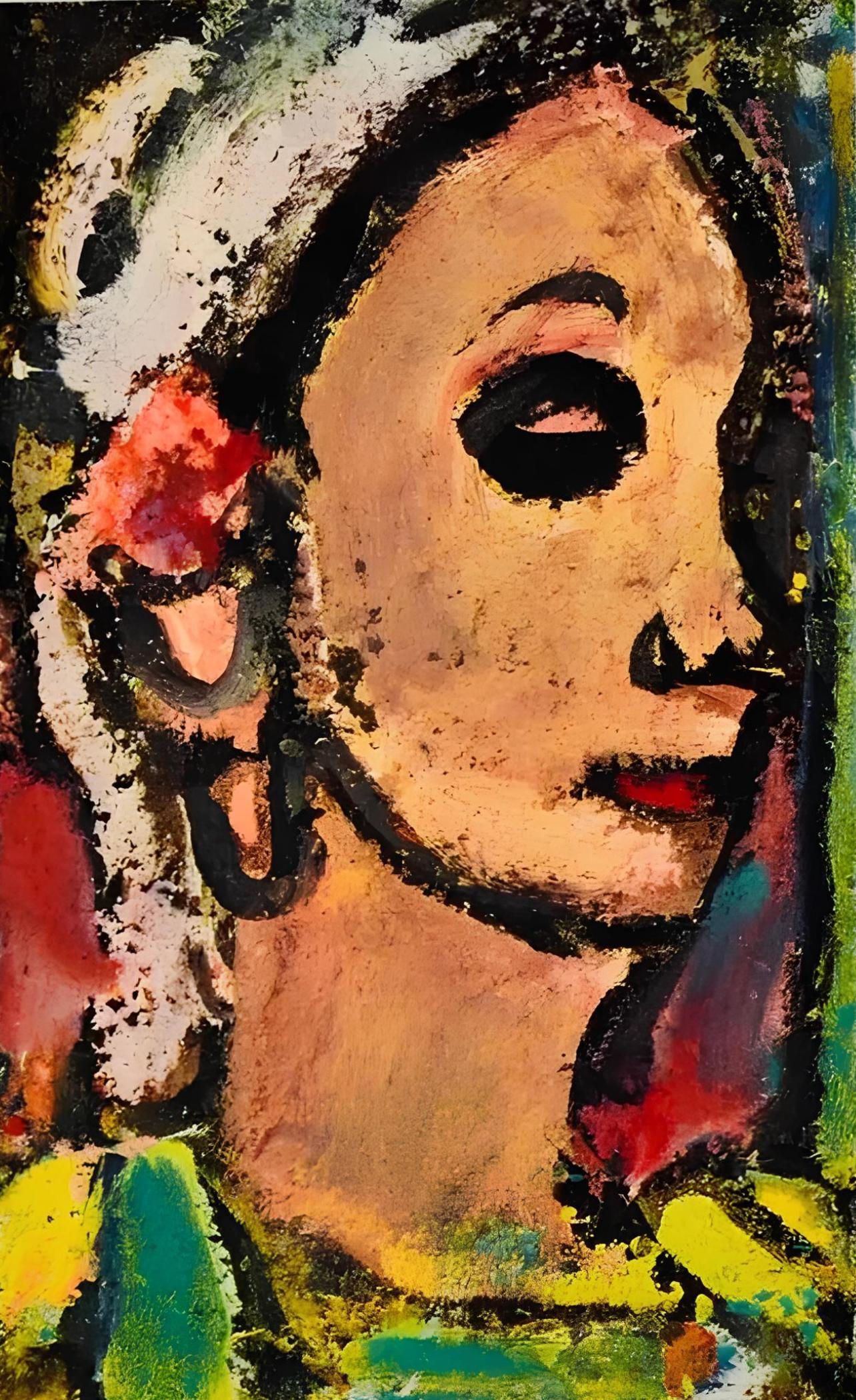 Rouault, Composición, Visages (después de)