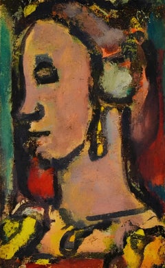 Vintage Rouault, Composition, Visages (after)