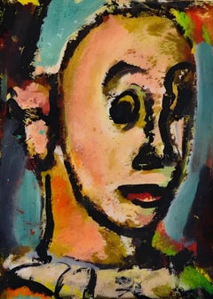 Vintage Rouault, Composition, Visages (after)