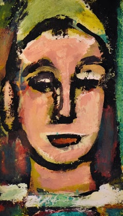 Vintage Rouault, Composition, Visages (after)