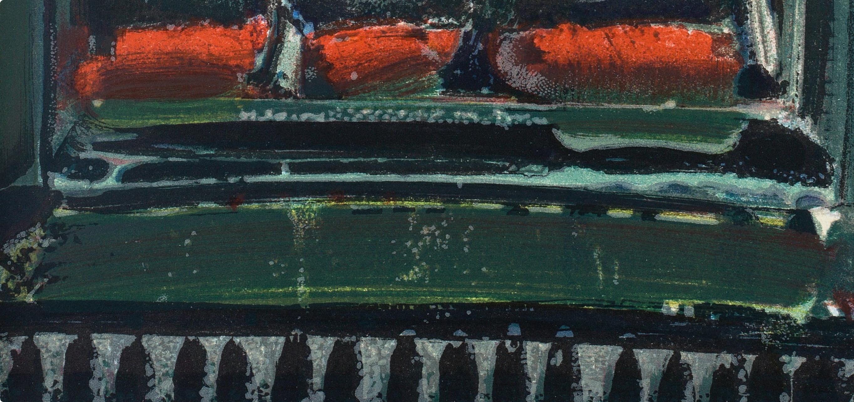 Rouault, Composition, XXe Siècle (d'après) - Noir Abstract Print par Georges Rouault