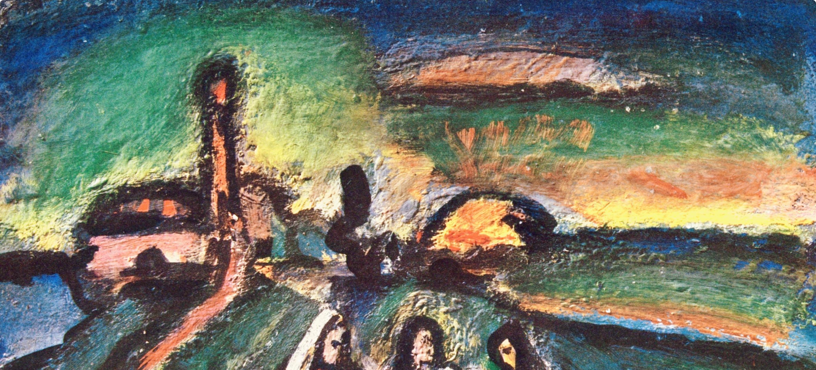Rouault, Coucher de soleil, Stella Vespertina (d'après) - Moderne Print par Georges Rouault