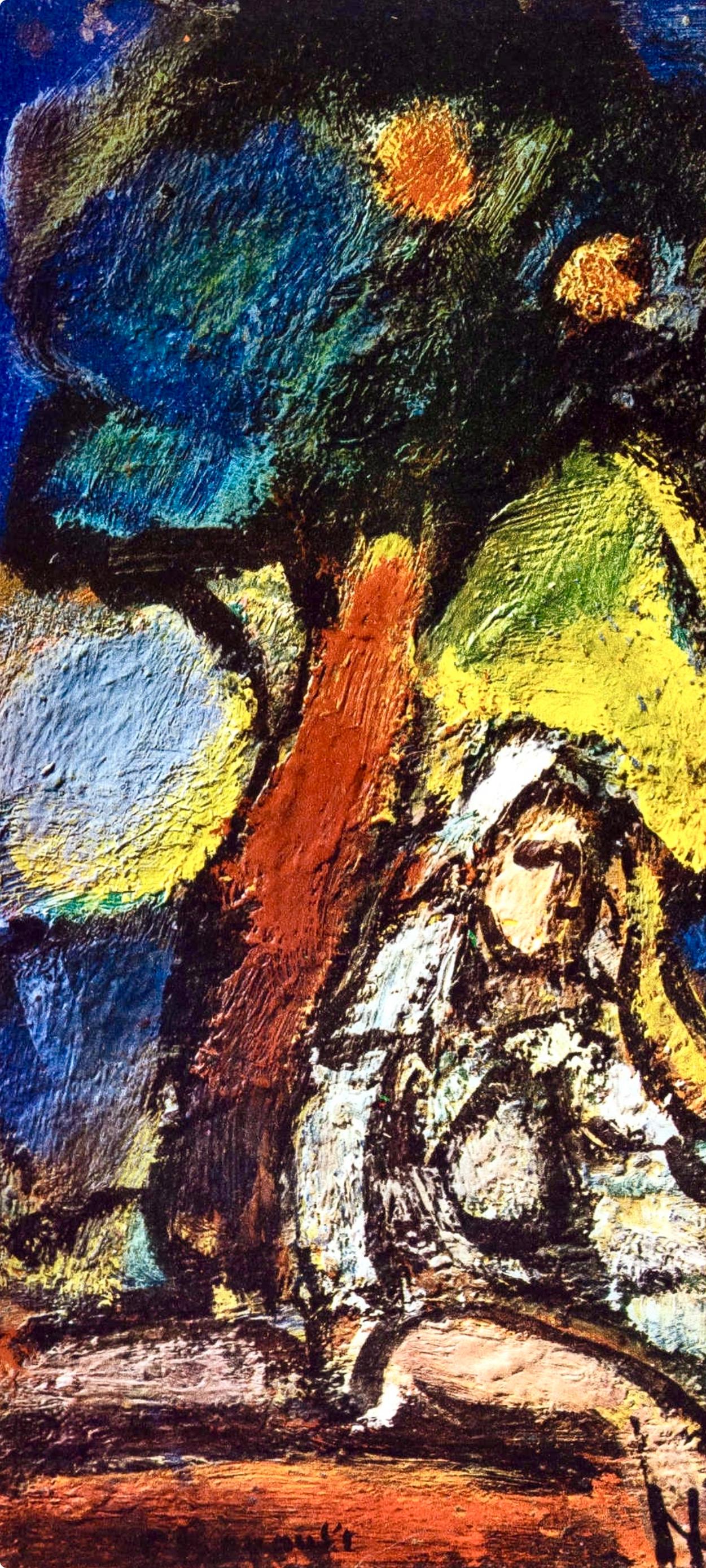 Rouault, Orientale, Stella Vespertina (d'après) - Noir Landscape Print par Georges Rouault
