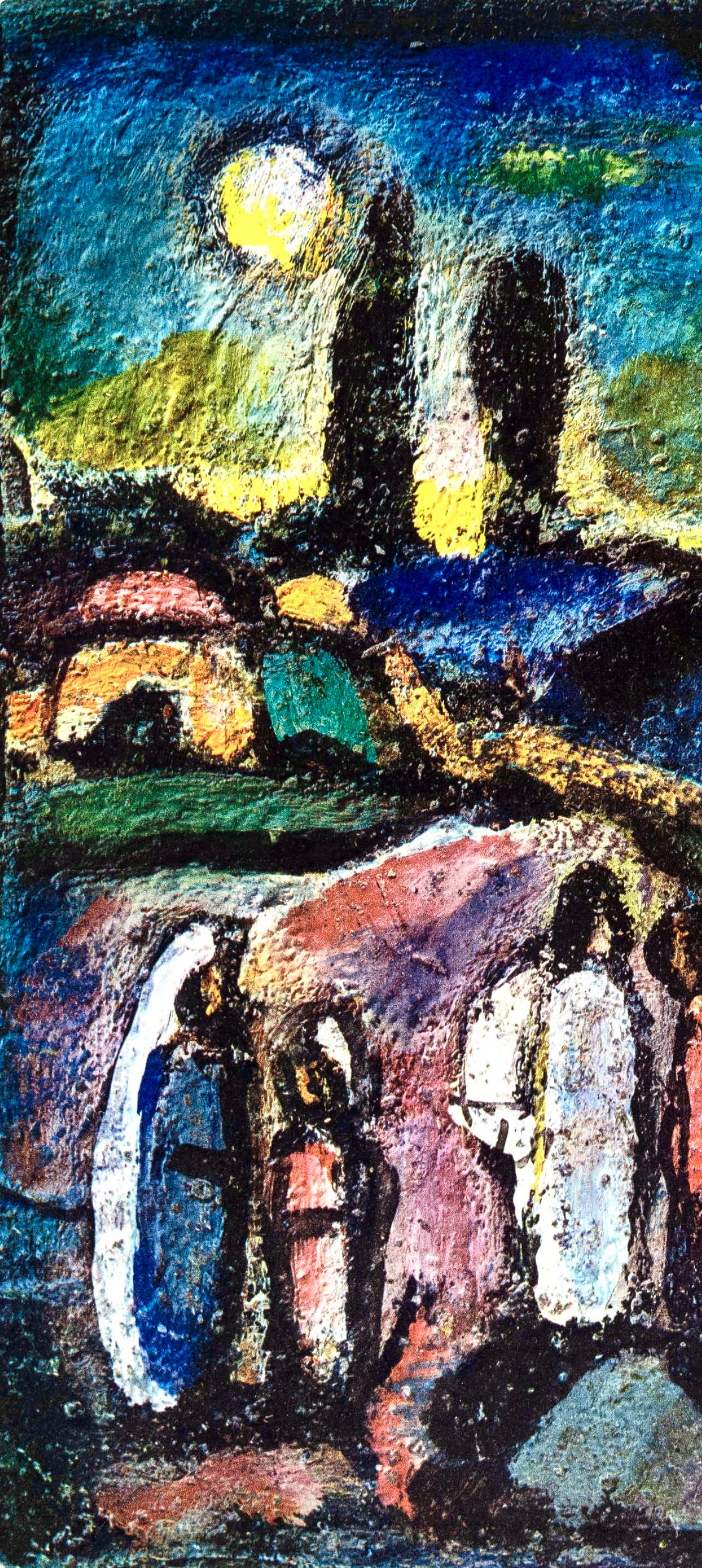 Rouault, Pastorale Chrétienne, Stella Vespertina (d'après) - Print de Georges Rouault