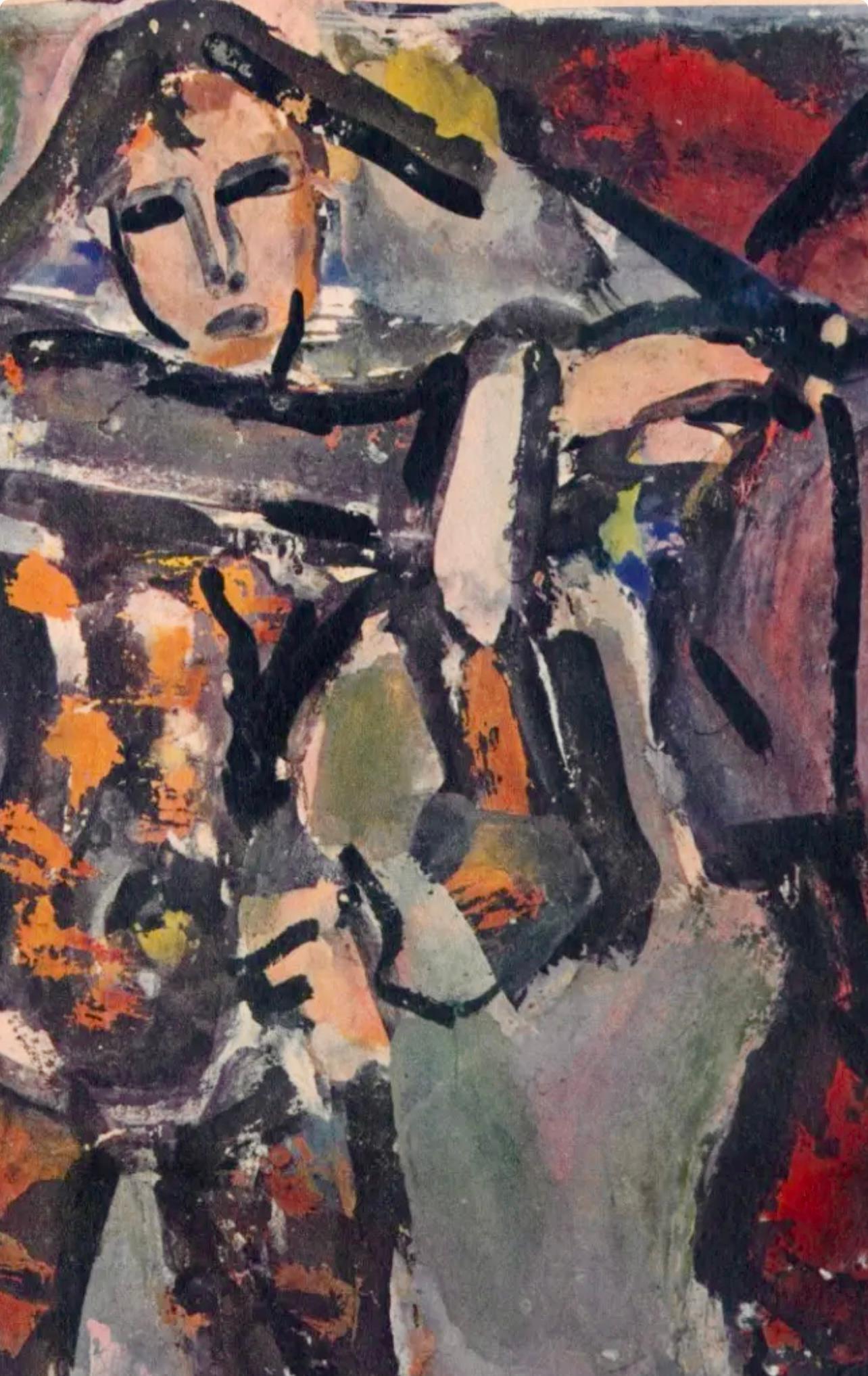 Rouault, Portrait, Divertissement (after) - Modern Print by Georges Rouault