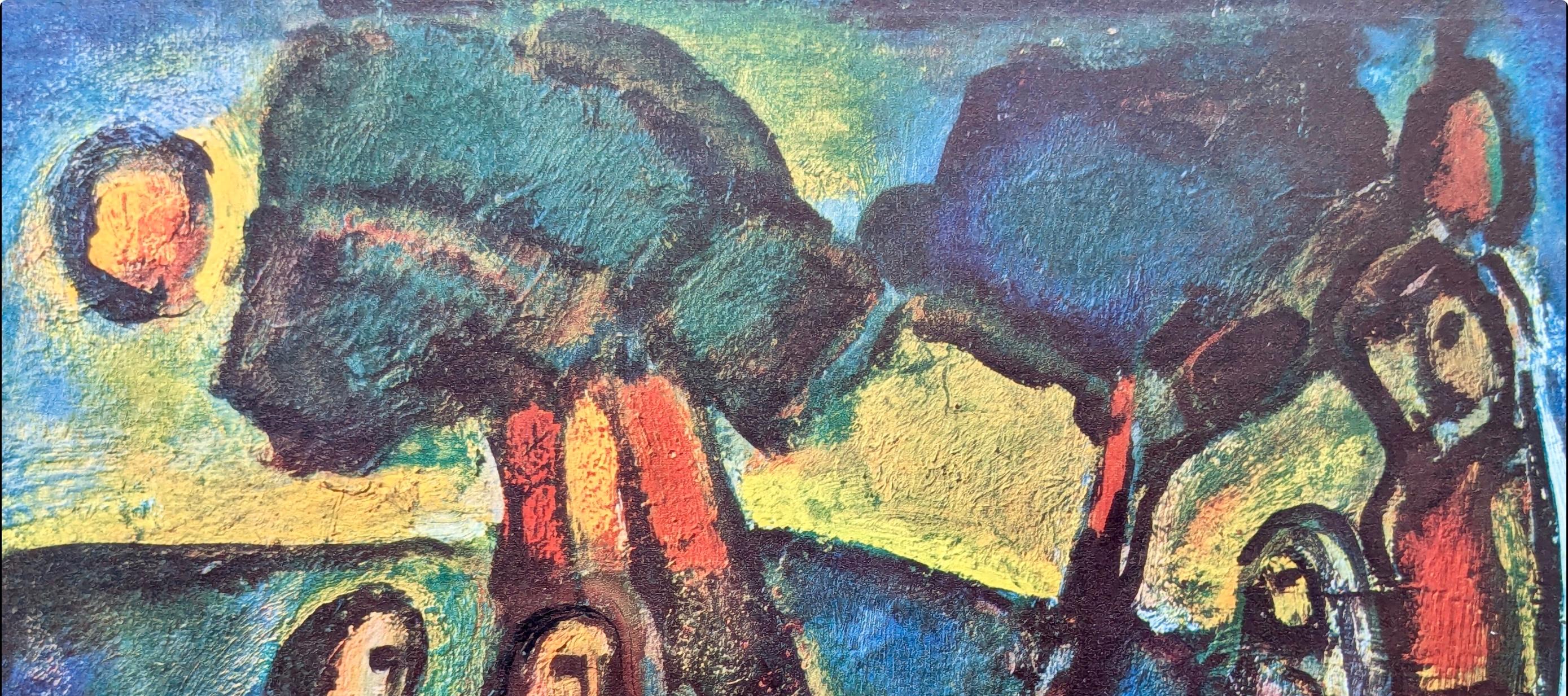 Rouault, Puits de Jacob, Stella Vespertina (d'après) - Gris Figurative Print par Georges Rouault