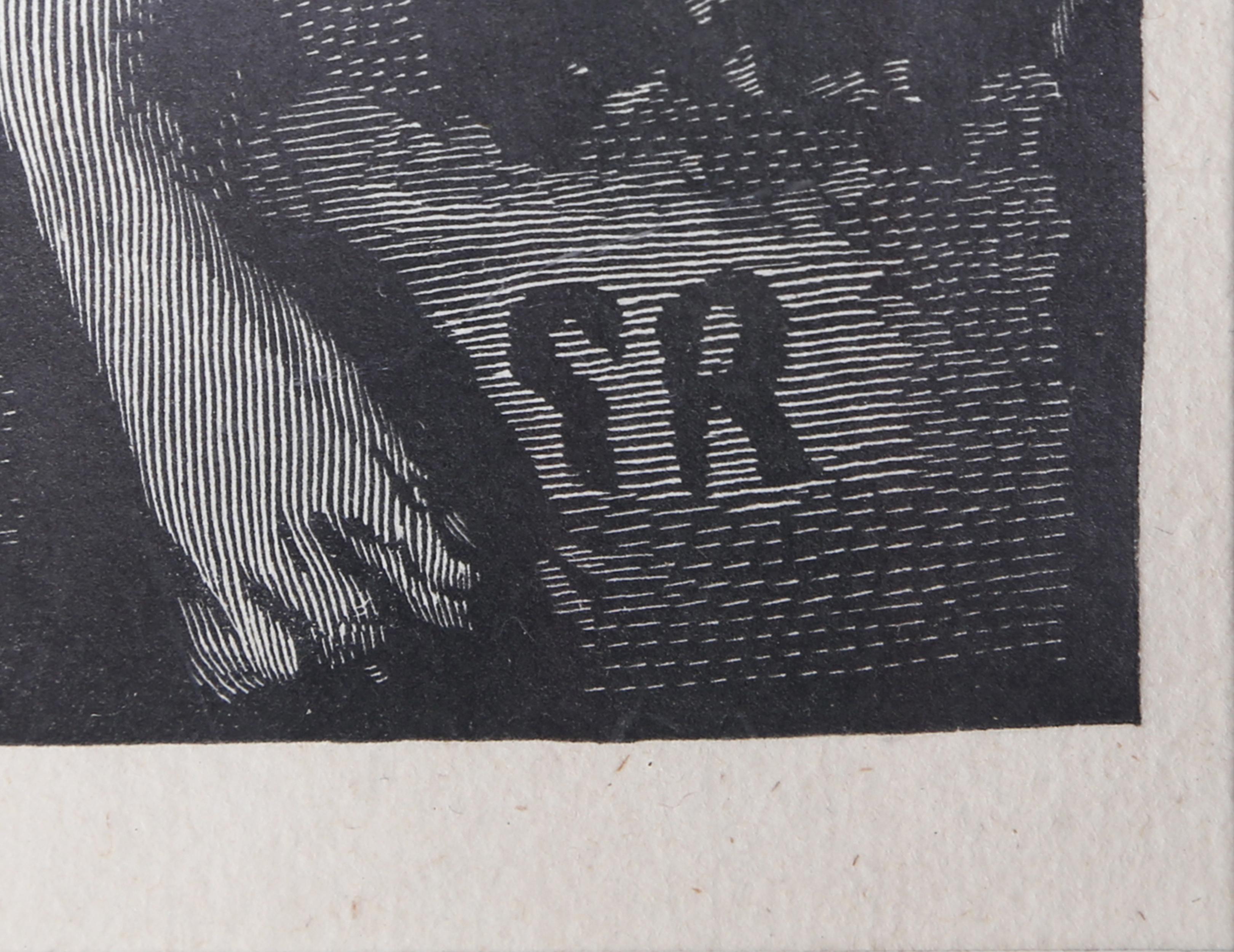 Ausschnitt aus André Suarès' Passion – Print von Georges Rouault