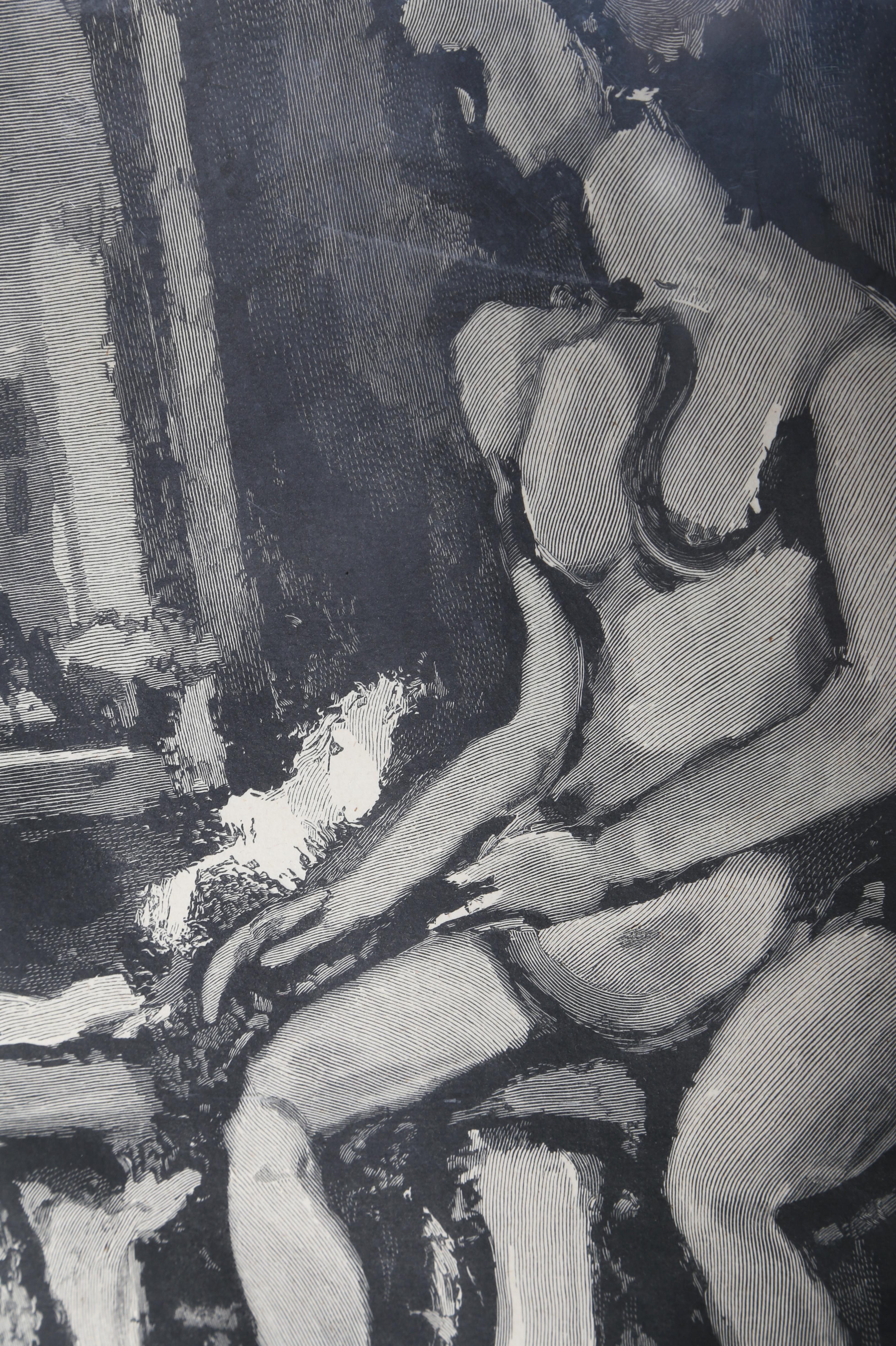 Ausschnitt aus André Suarès' Passion (Fauvismus), Print, von Georges Rouault