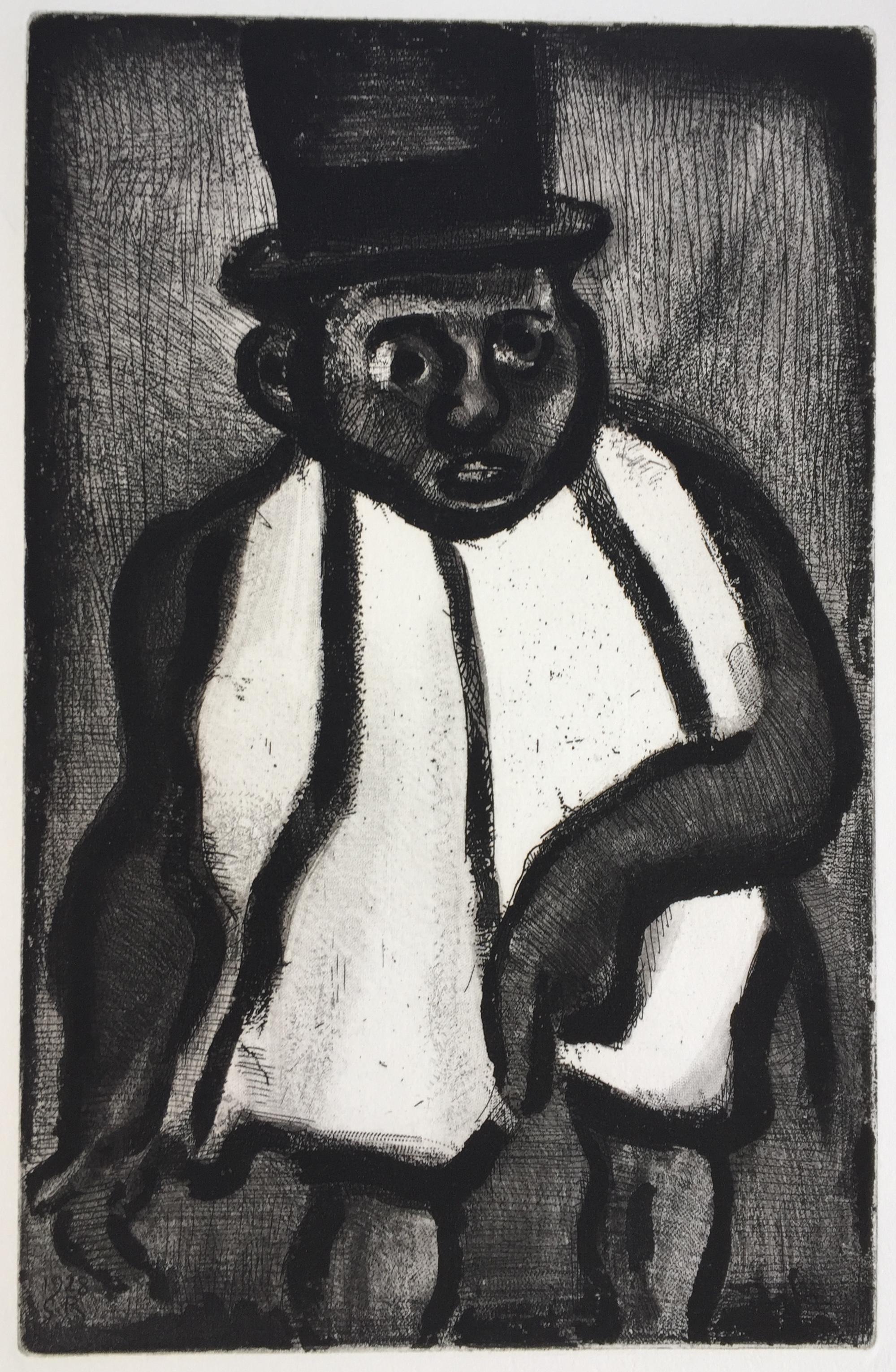 Georges Rouault Figurative Print - THE GOOD CANDIDATE - from Reincarnations - Pere Ubu