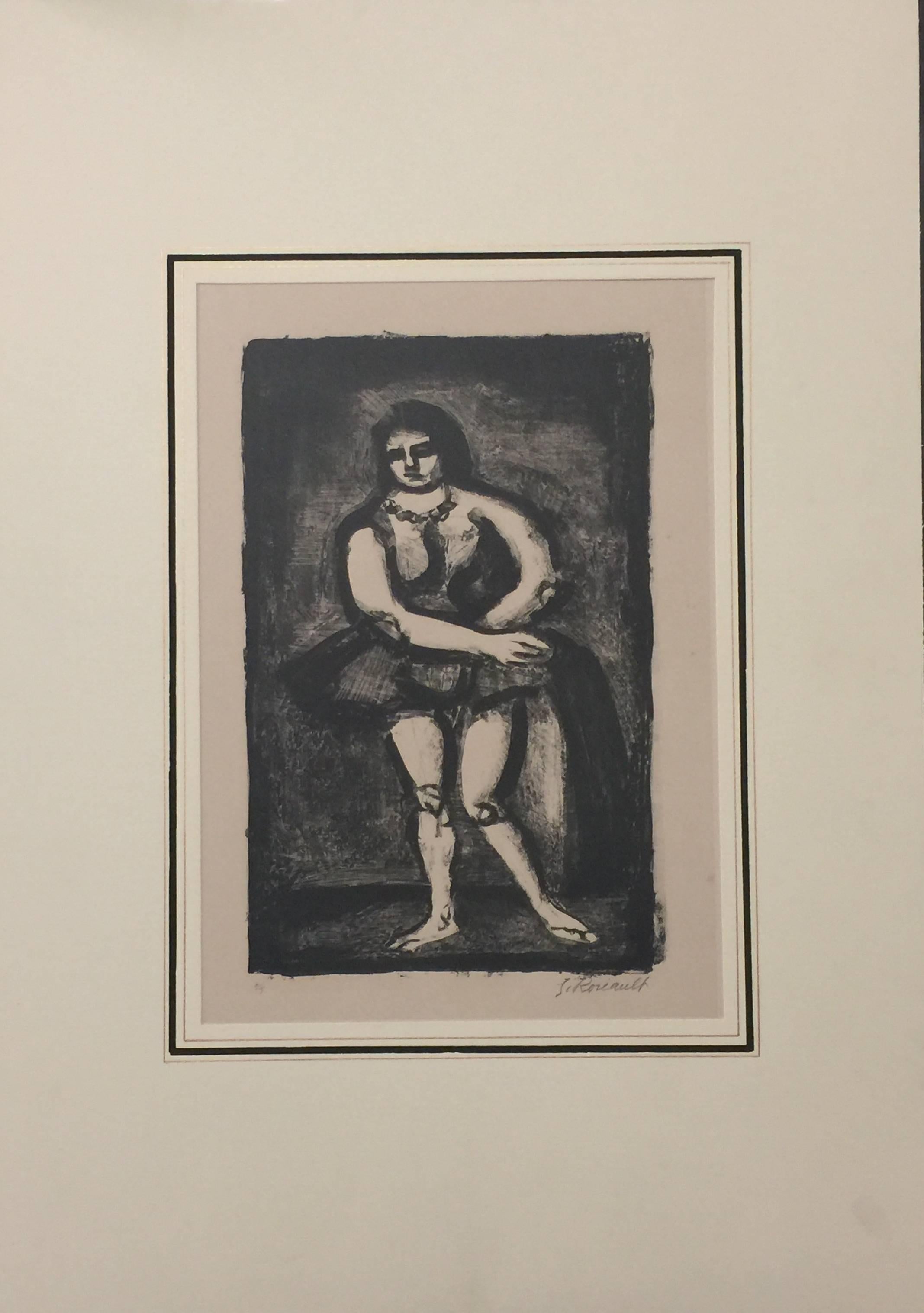 The Horsewoman - Original Lithograph by G. Rouault - 1926 - Print by Georges Rouault