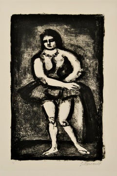 The Horsewoman - Original Lithograph by G. Rouault - 1926