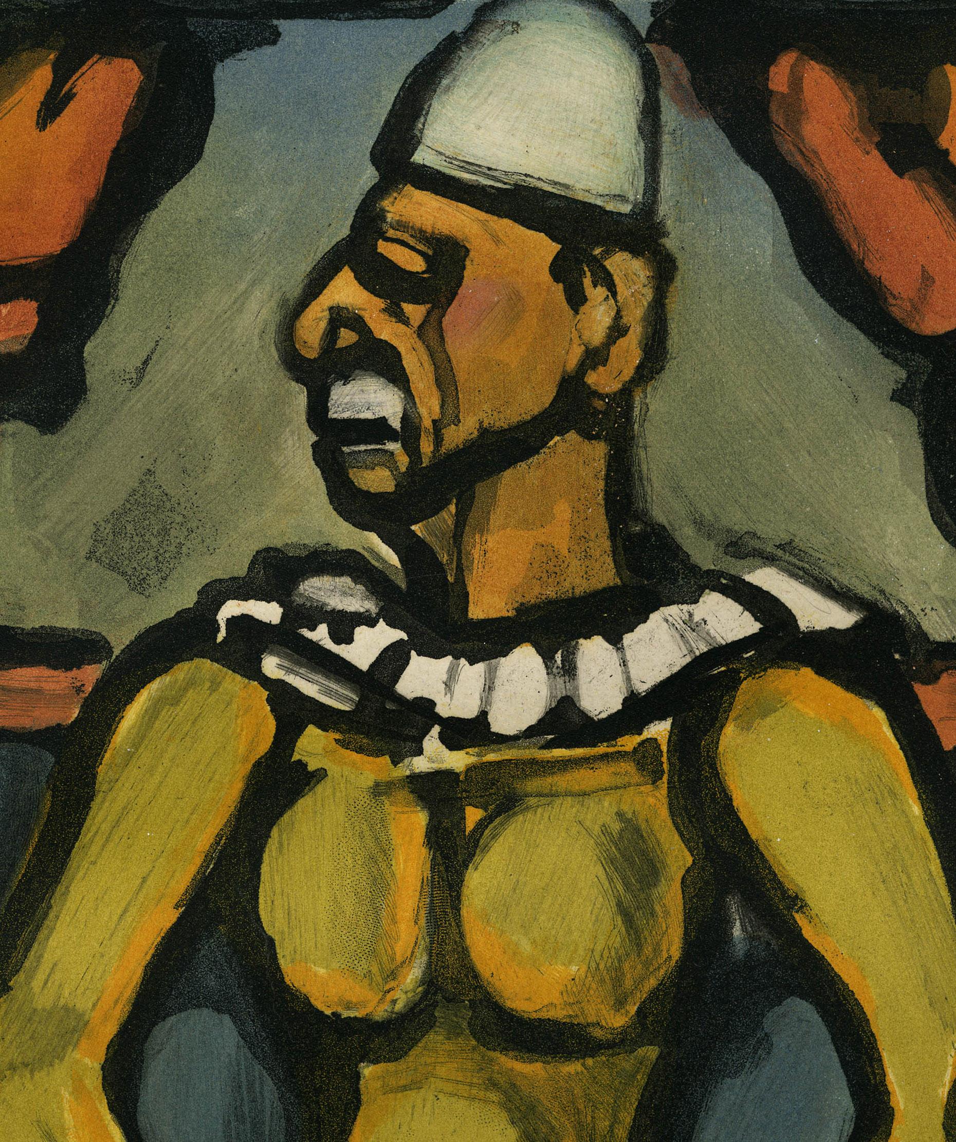 Triste Os (Traurige Knochen) (Französische Schule), Print, von Georges Rouault