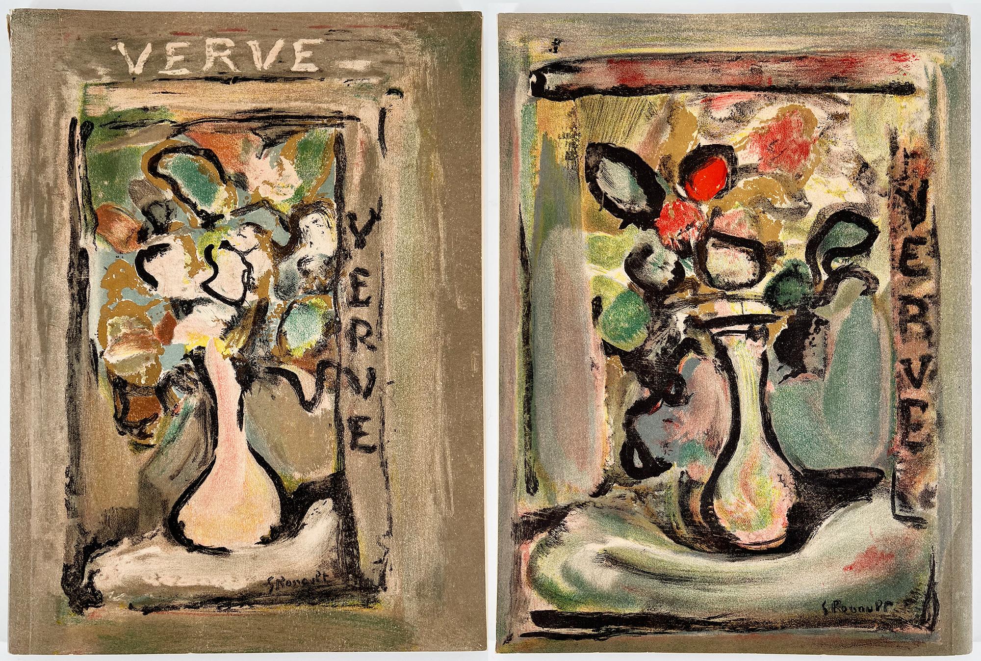 Verve No. 4; Jan-Mar 1939- Rouault, Matisse, Derain, + photos and texts.