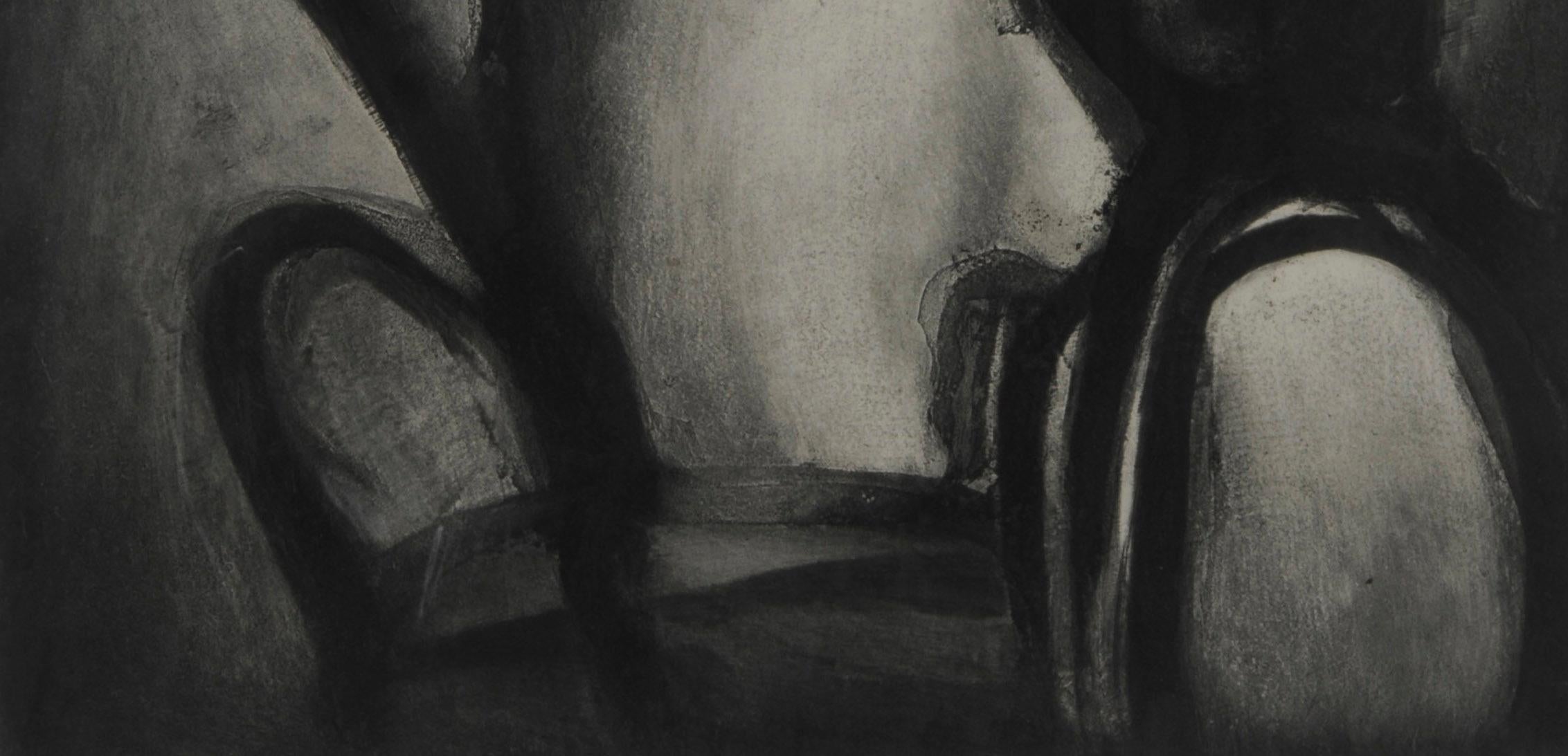 Vierge aux sept glaives (La Virgen atravesada por siete espadas) (Madre Dolorosa) - Figurative Print Negro de Georges Rouault
