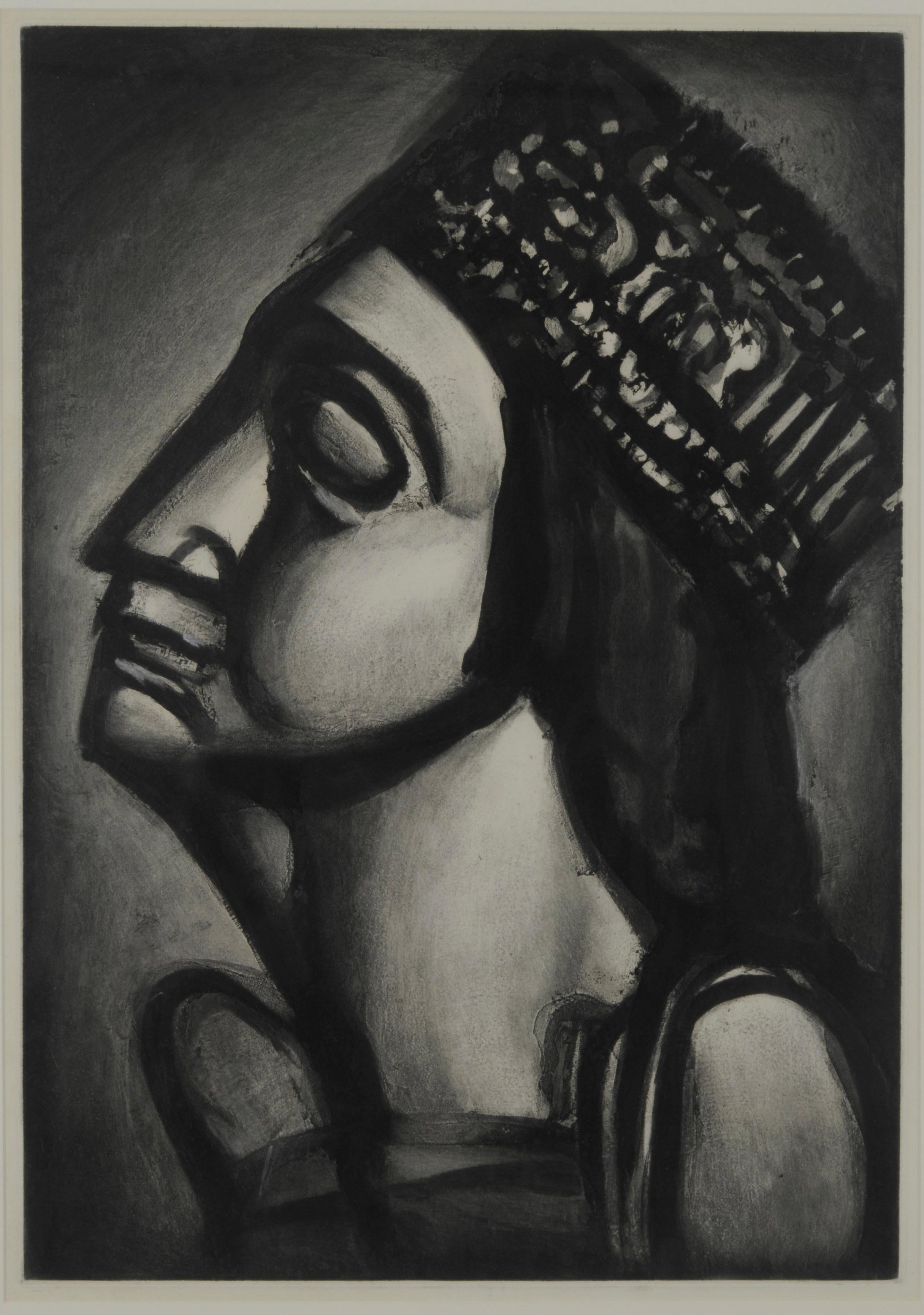 Figurative Print de Georges Rouault - Vierge aux sept glaives (La Virgen atravesada por siete espadas) (Madre Dolorosa)