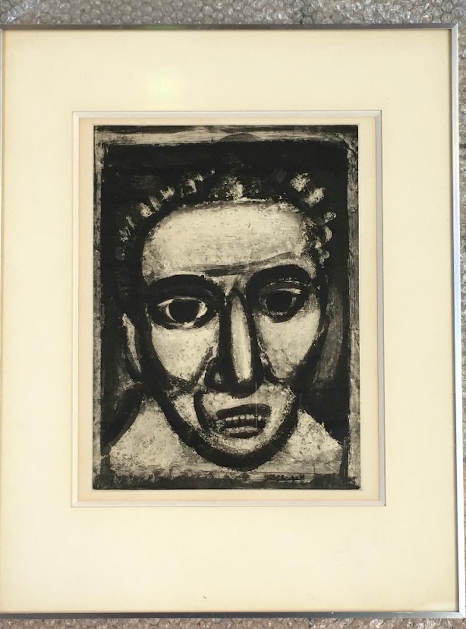 European Georges Rouault - Satan III, 1926 - Engraving