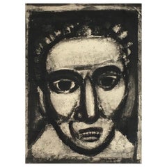 Antique Georges Rouault - Satan III, 1926 - Engraving