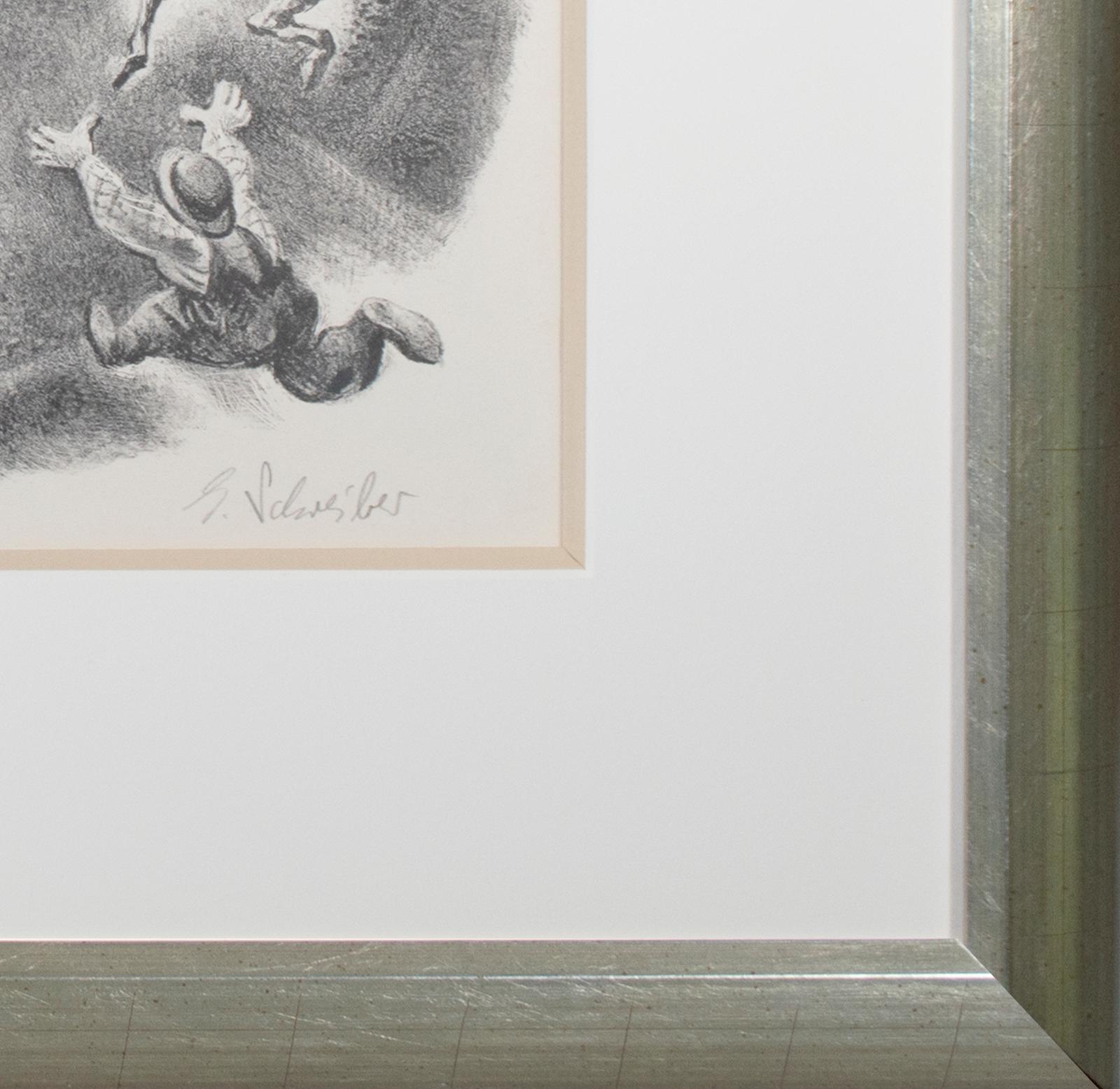 Lithographie originale « Circacular Motion » signée par Georges Schreiber en vente 1