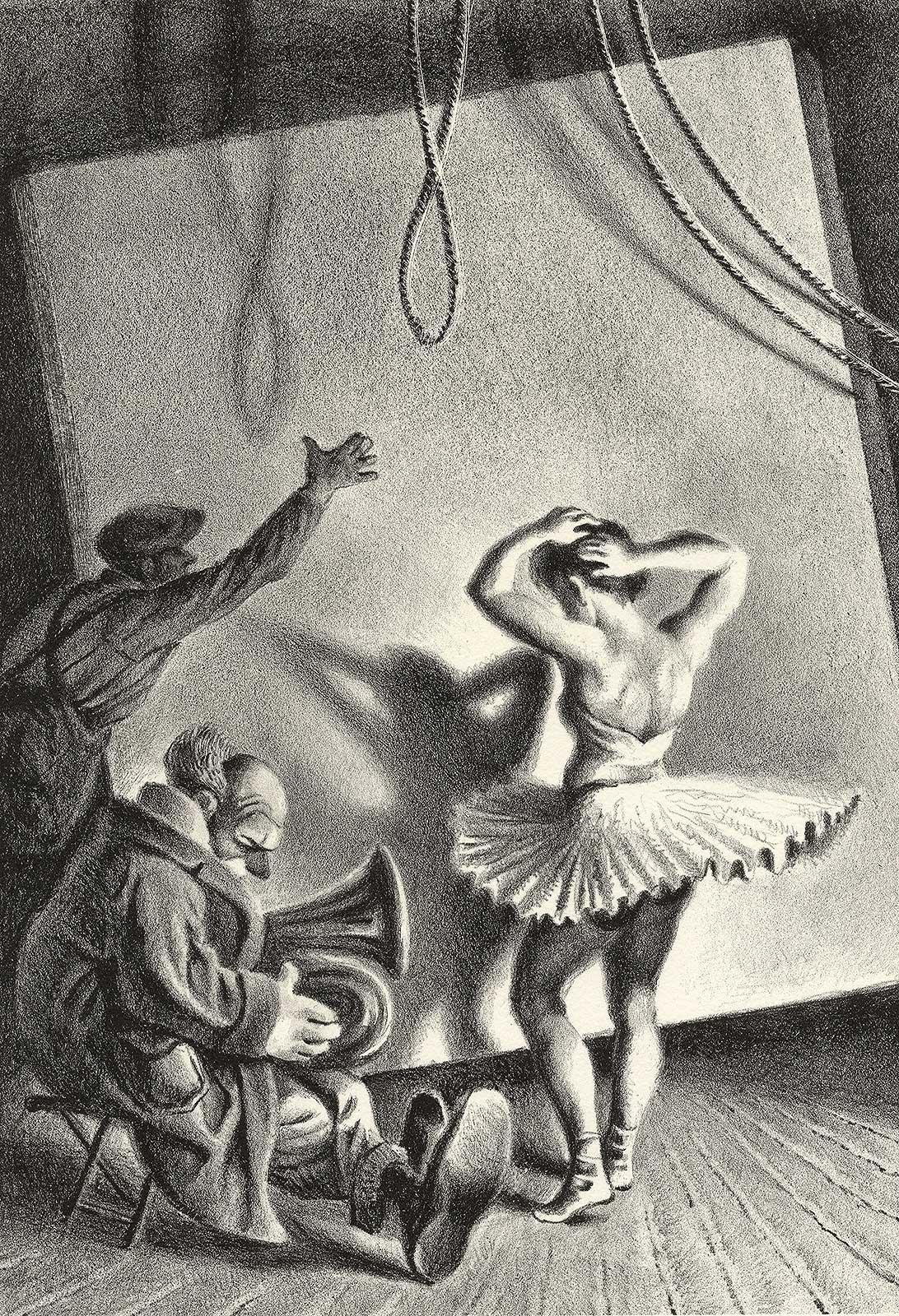 Georges Schreiber Figurative Print - Intermission