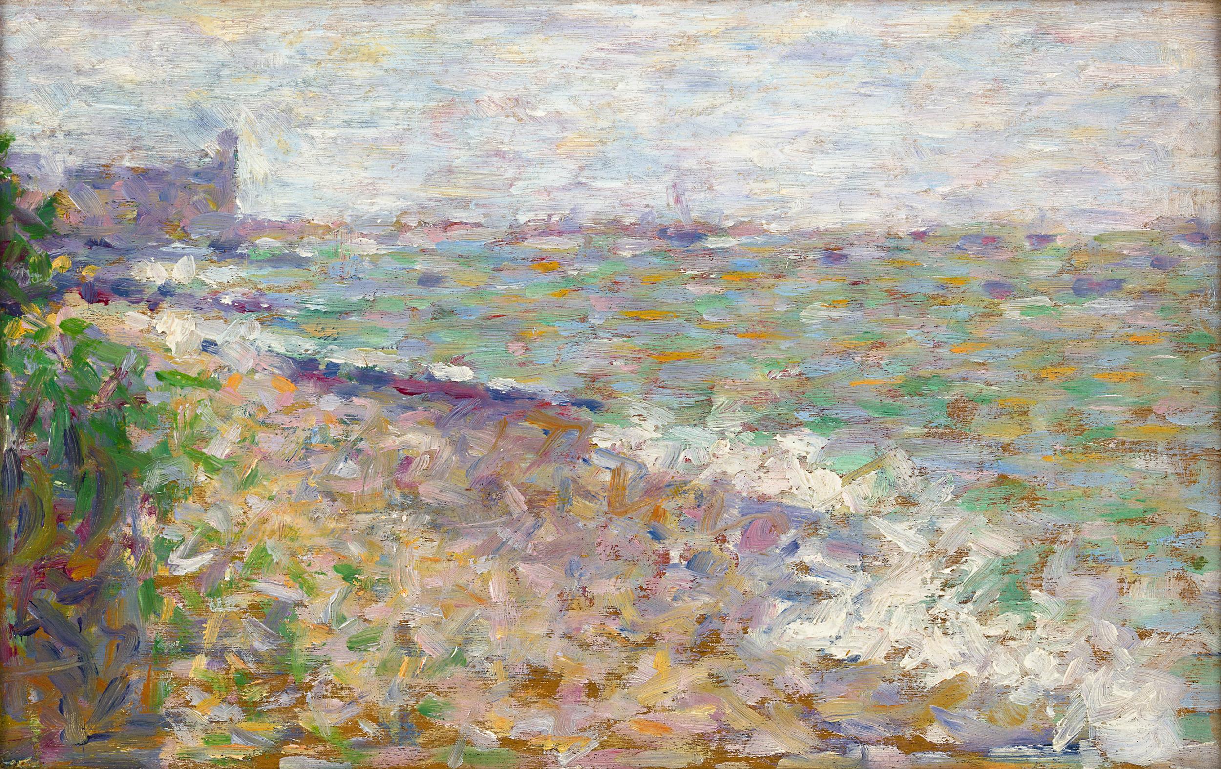Le Mouillage À Grandcamp By Georges Seurat